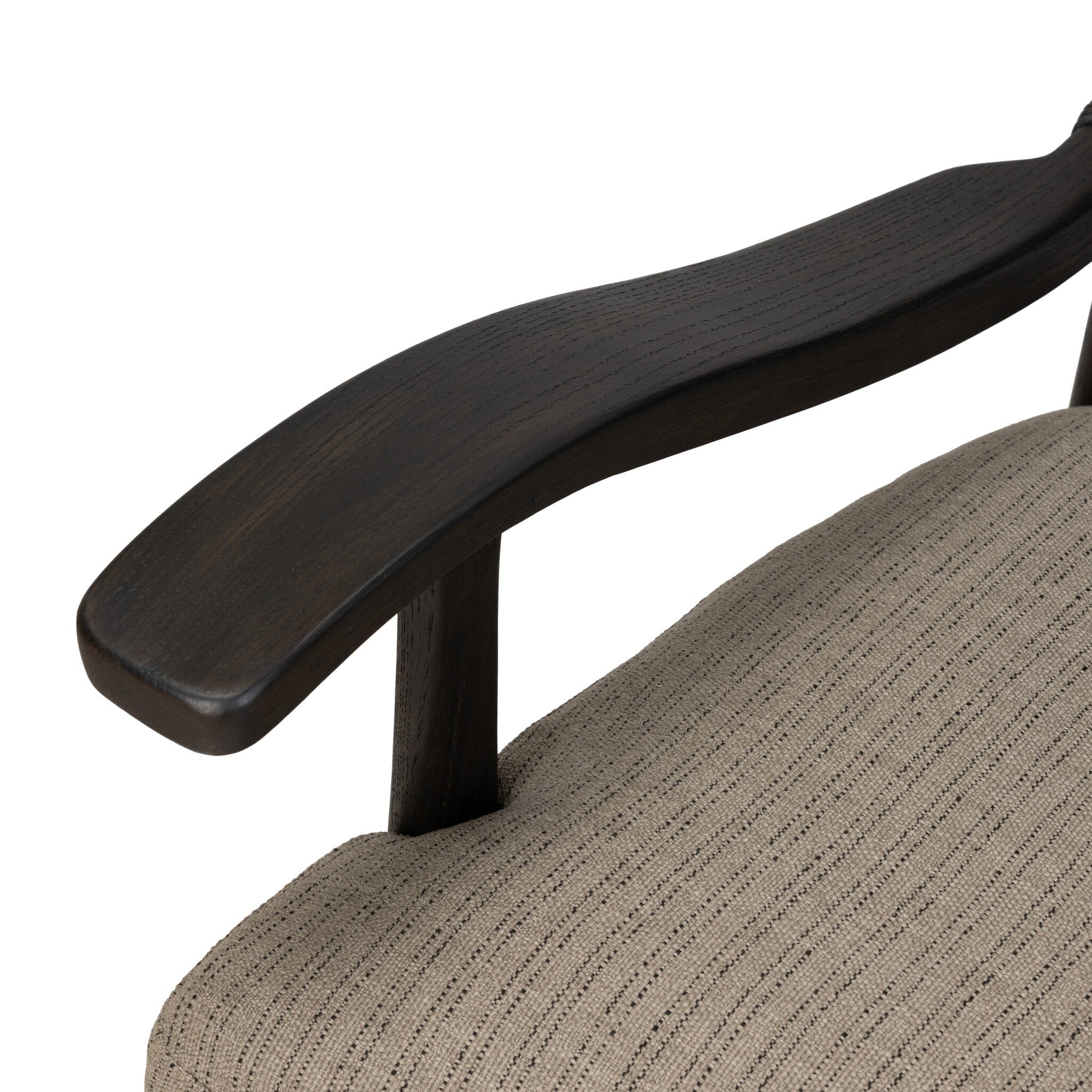 Four Hands Anders Ambro Stripe Chair — close-up detail