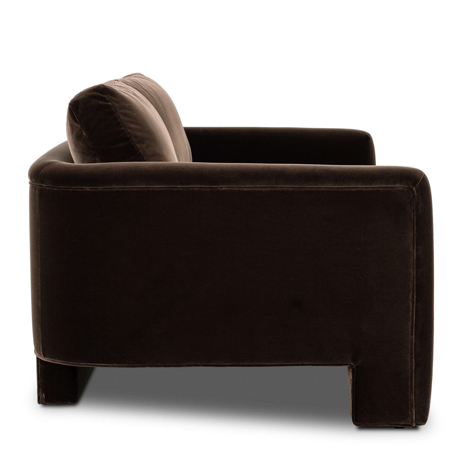 Four Hands Katya Surrey Cocoa 80in Sofa — side view