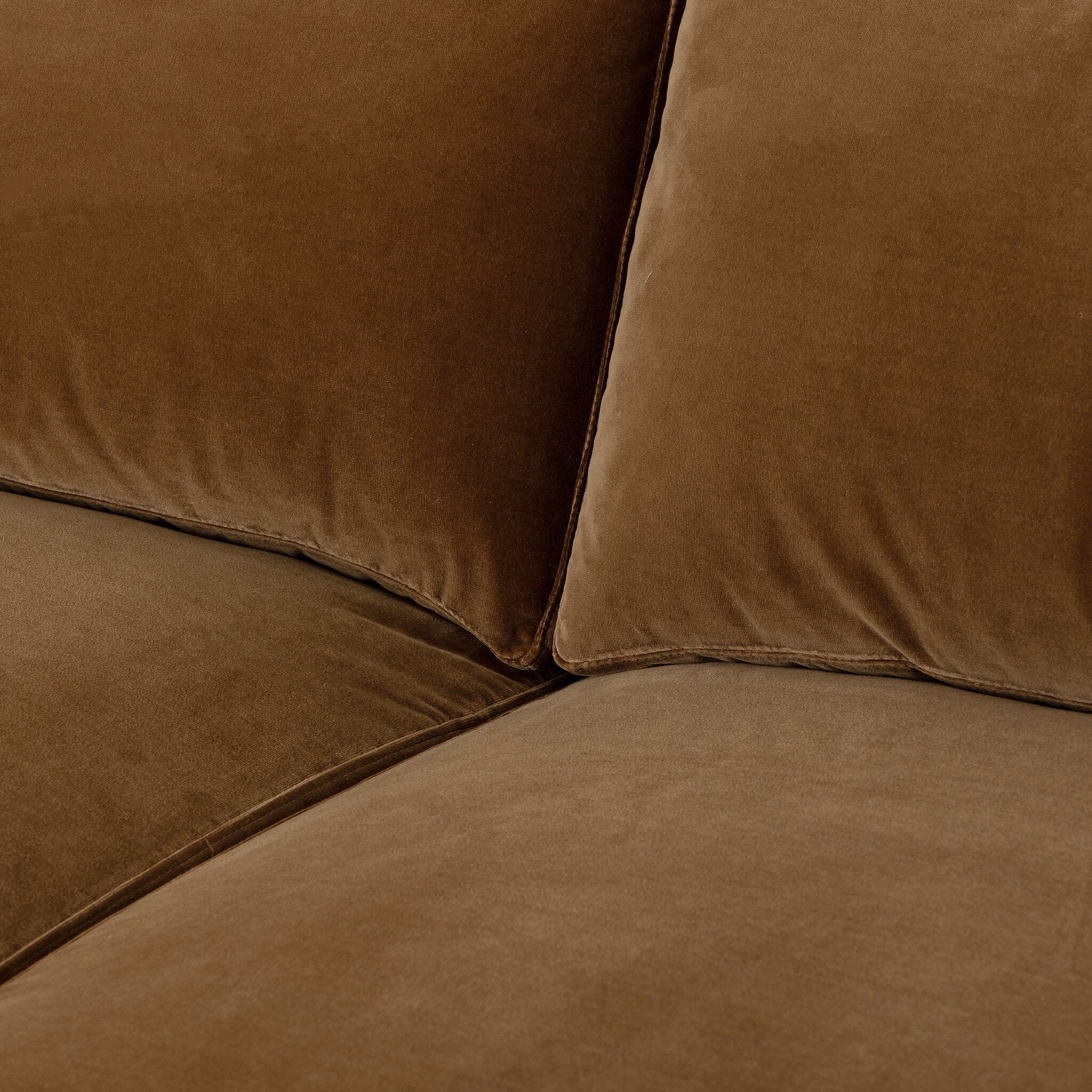 Four Hands Katya Surrey Ochre 80in Sofa — close-up detail