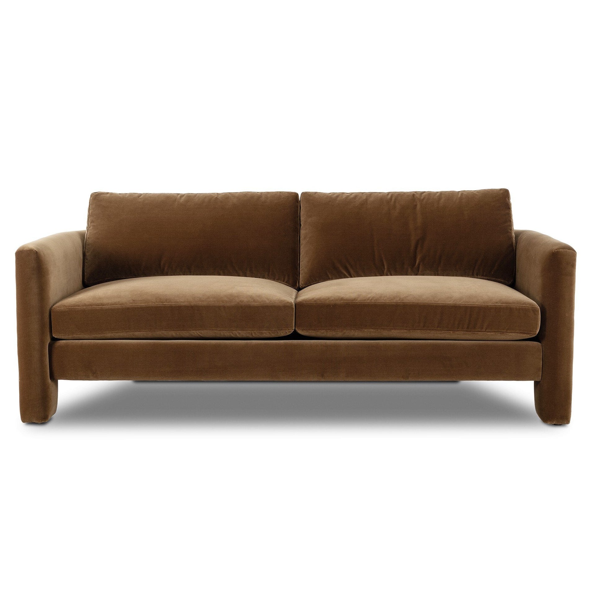 Four Hands Katya Surrey Ochre 80in Sofa — front view