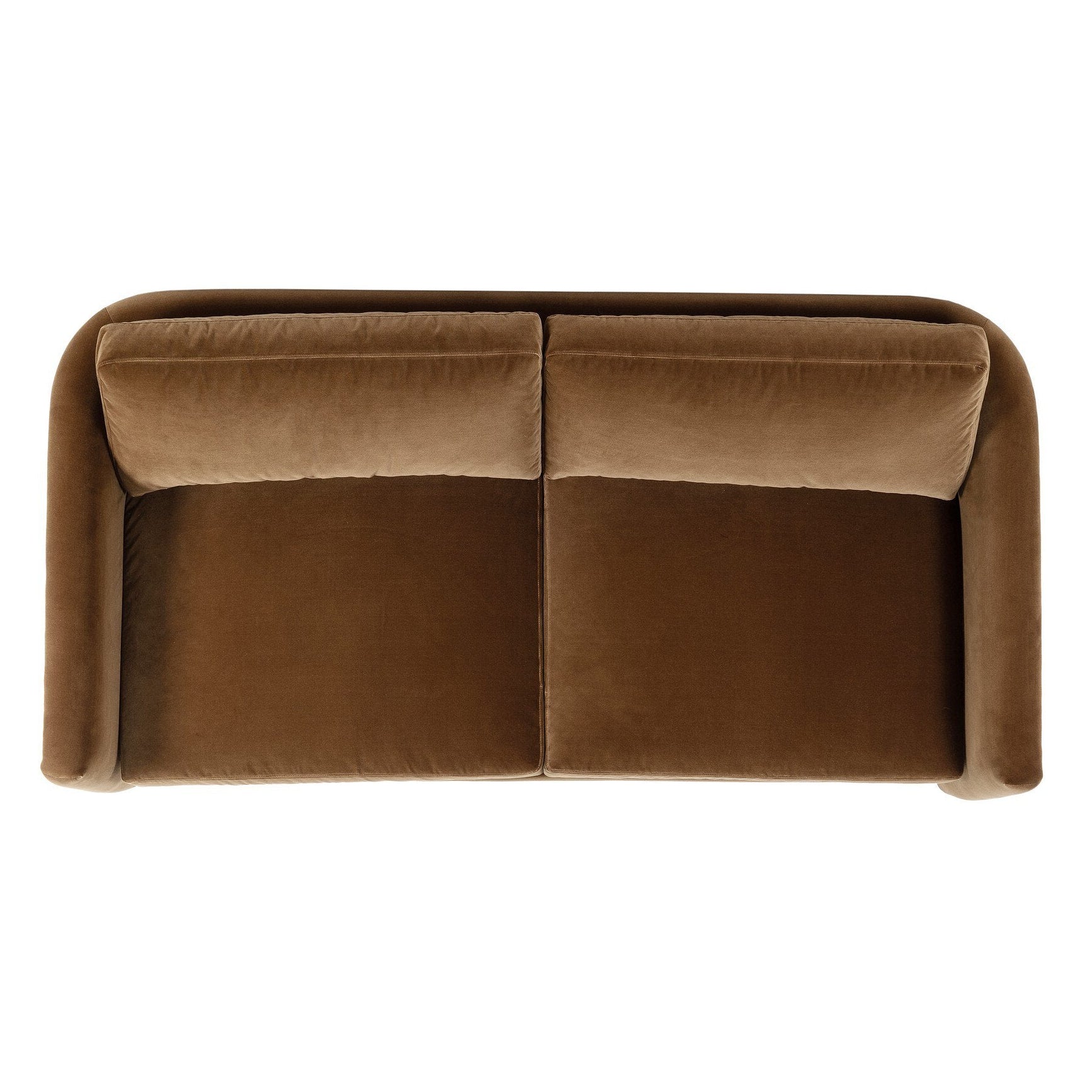Four Hands Katya Surrey Ochre 80in Sofa — top-down view