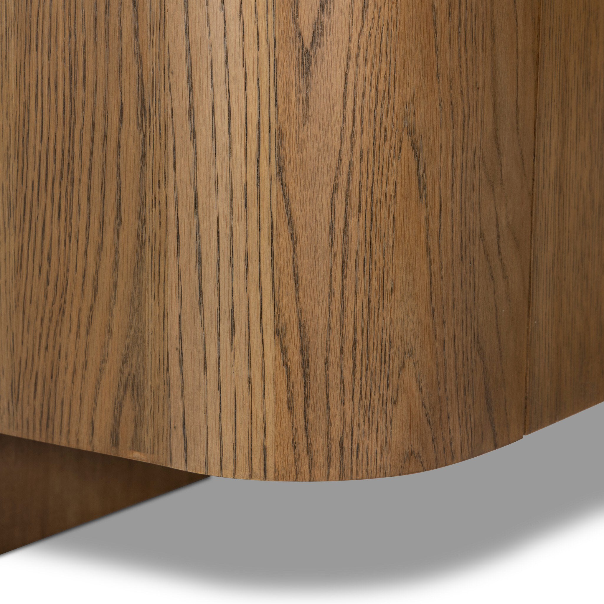 Four Hands Elle Tawny Oak 4 Door Media Console — construction detail