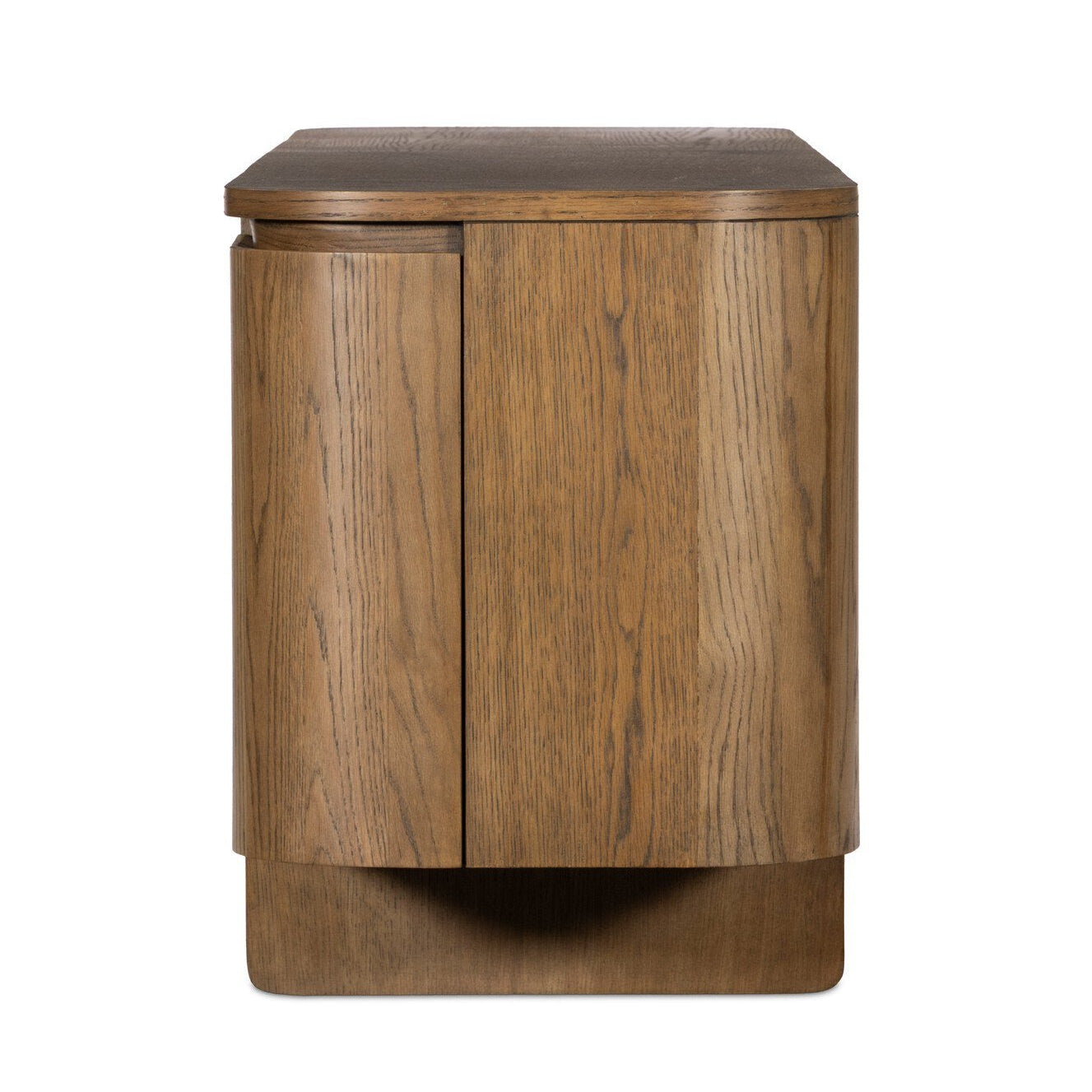 Four Hands Elle Tawny Oak 4 Door Media Console — side view