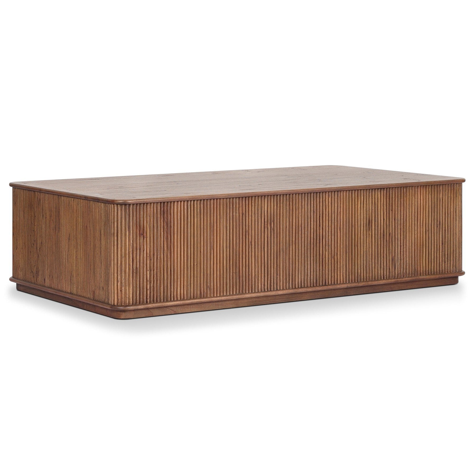 Four Hands Ona Amber Mindi Rectangular Coffee Table full product view