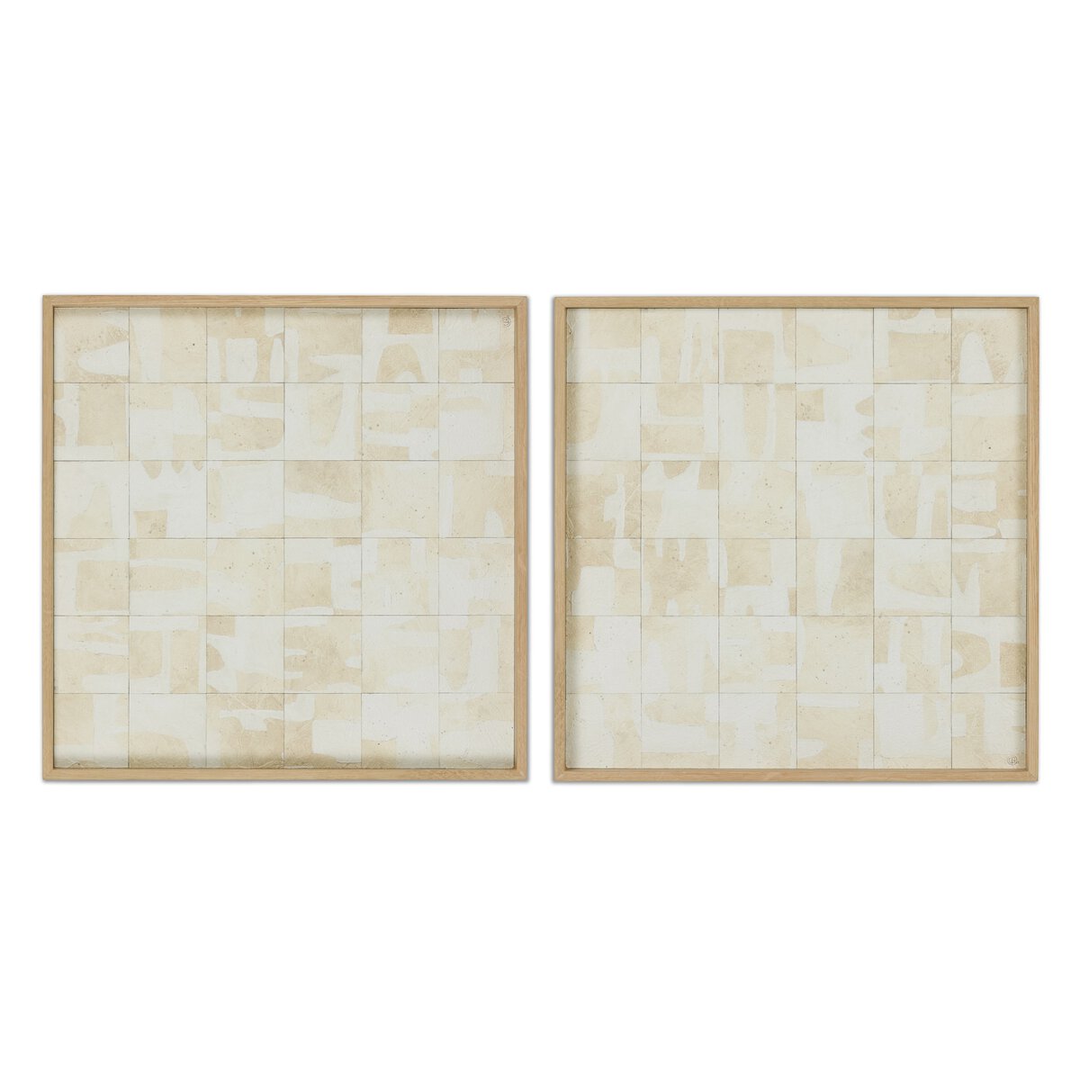 Douglas Galloway x Four Hands Ancestral Diptych II Framed Artwork Set of 2