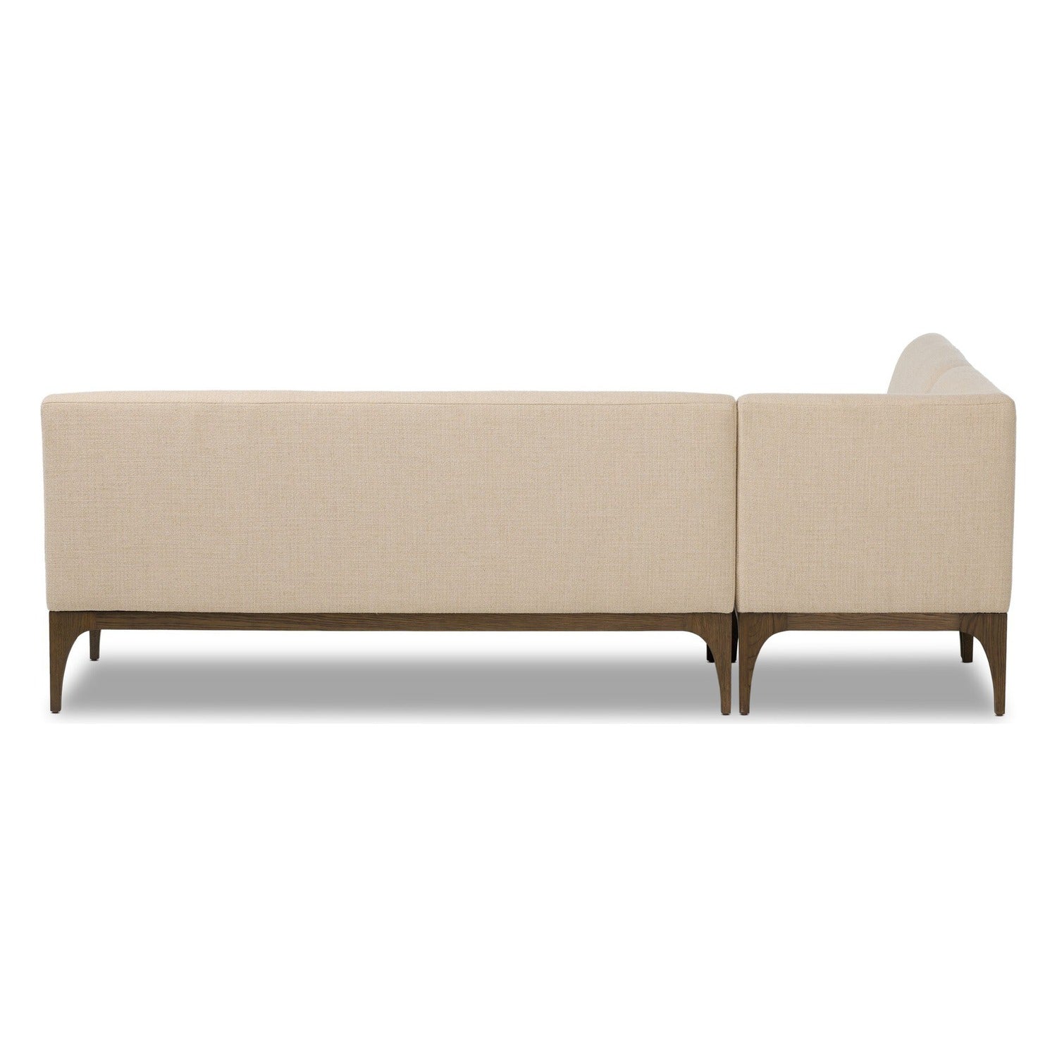 Four Hands Ellington Irving Taupe 100in L-Shape Dining Banquette