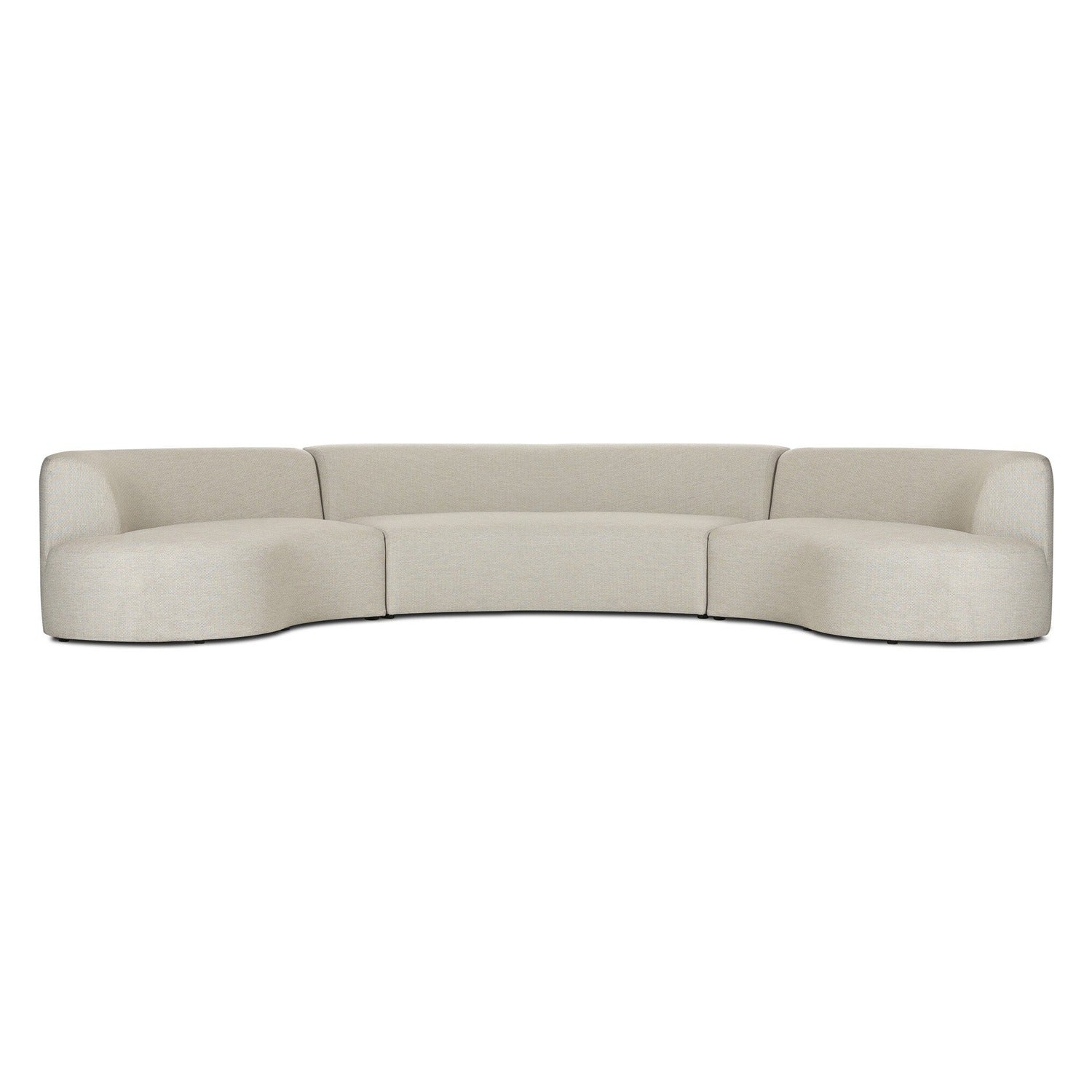 Four Hands Opal Faye Sand Outdoor 3 Piece Sectional Sofa