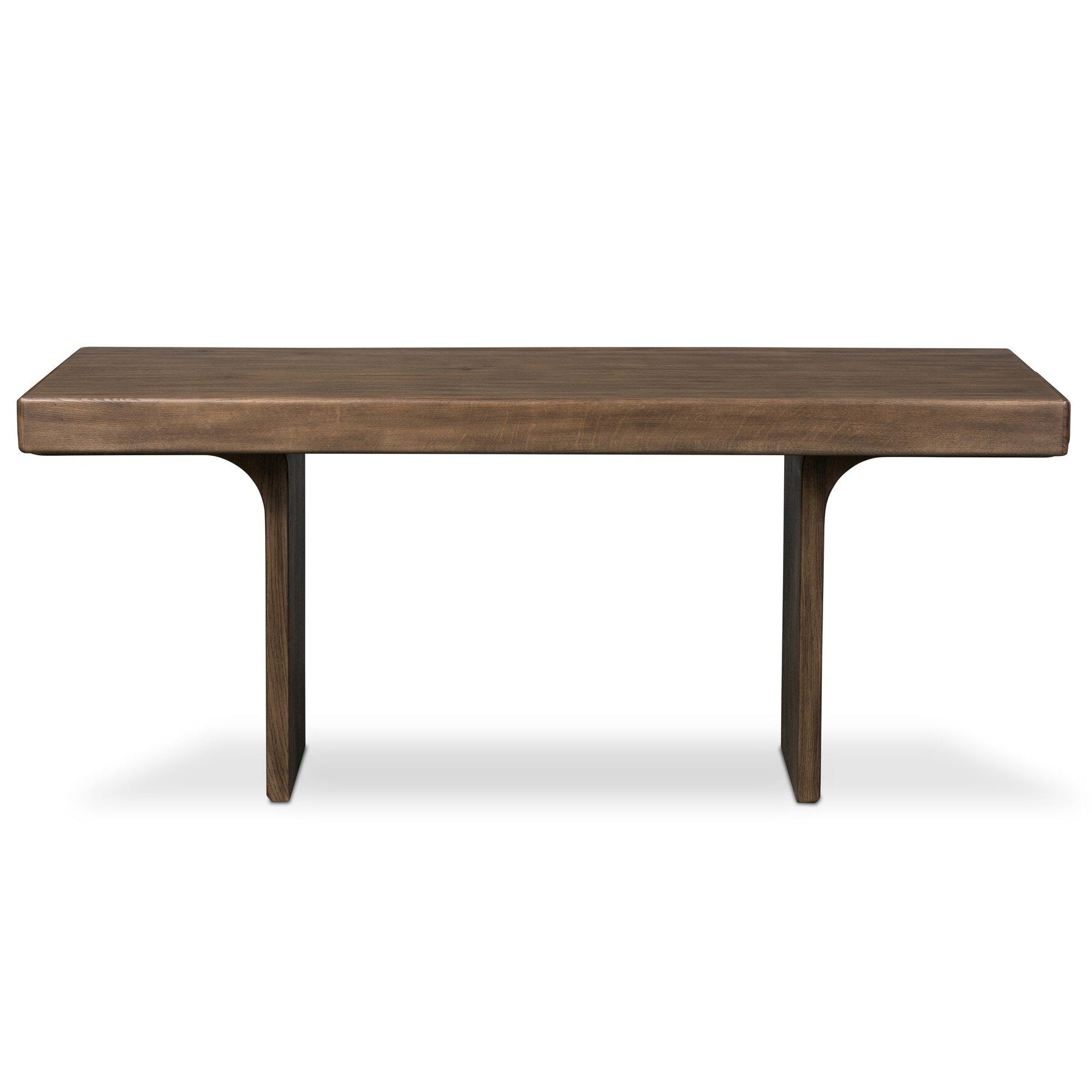 Four Hands Soloma Grey Oak Desk - back view
