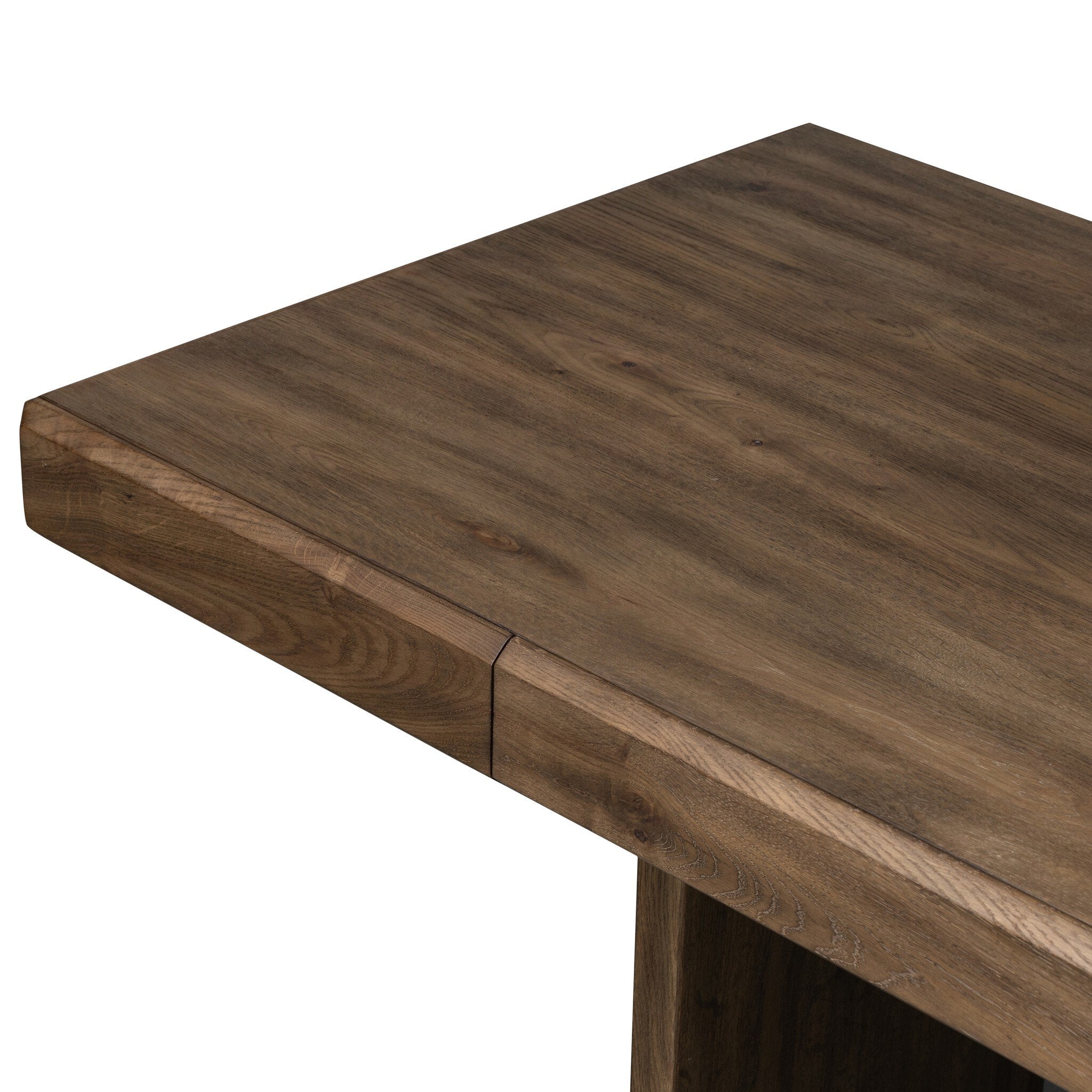 Four Hands Soloma Grey Oak Desk - detail view 2