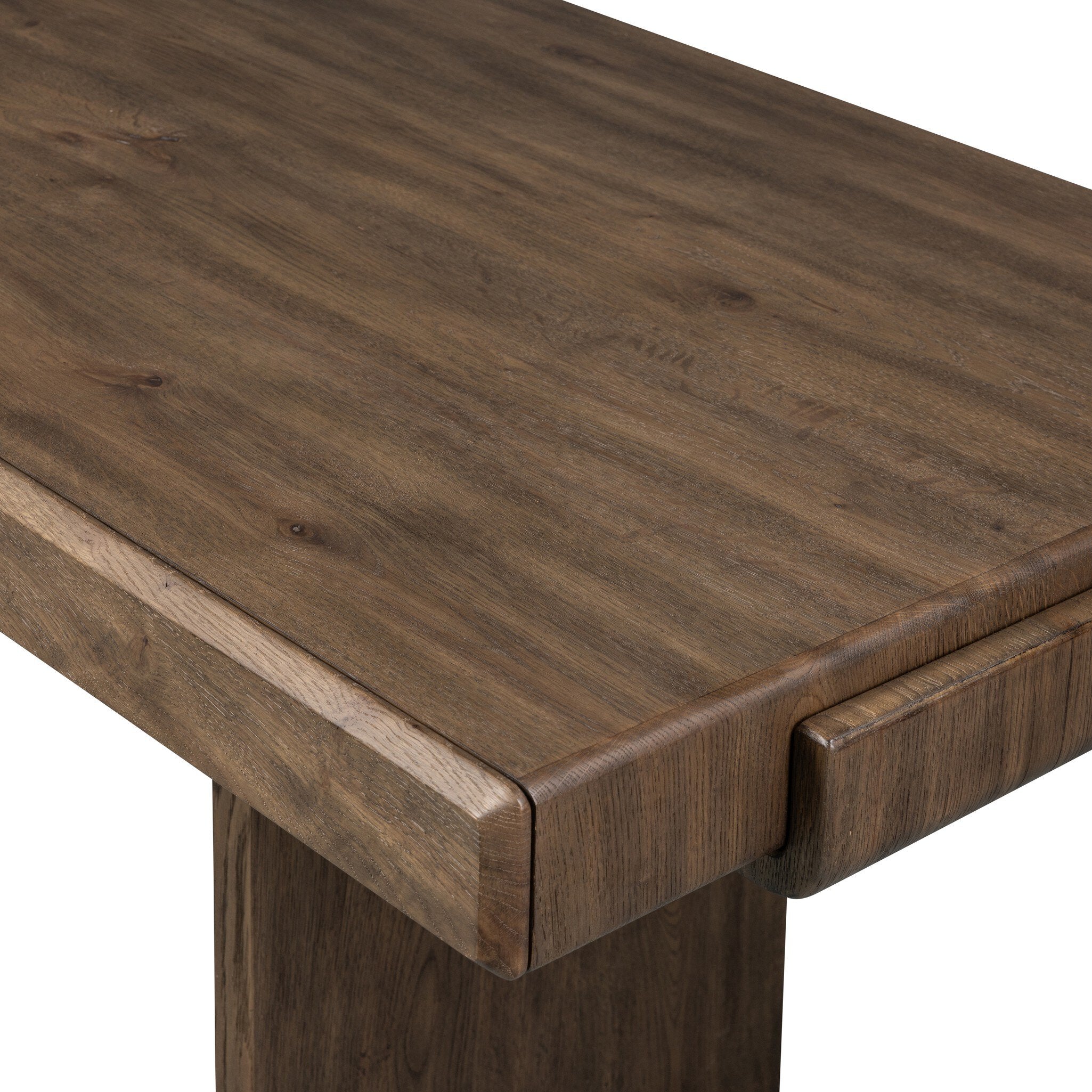 Four Hands Soloma Grey Oak Desk - detail view 3