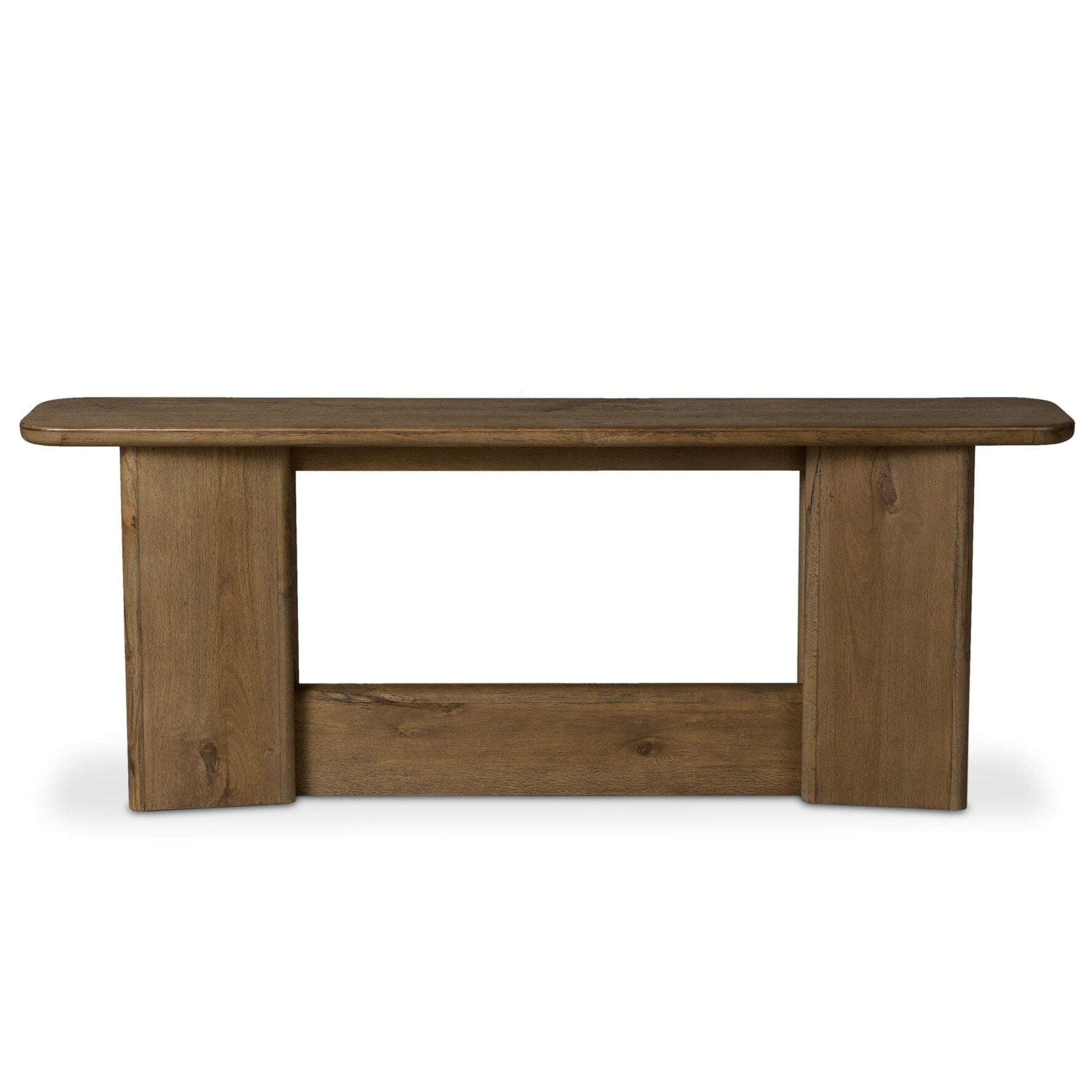 Four Hands Nadine Toasted Oak Console Table - front view