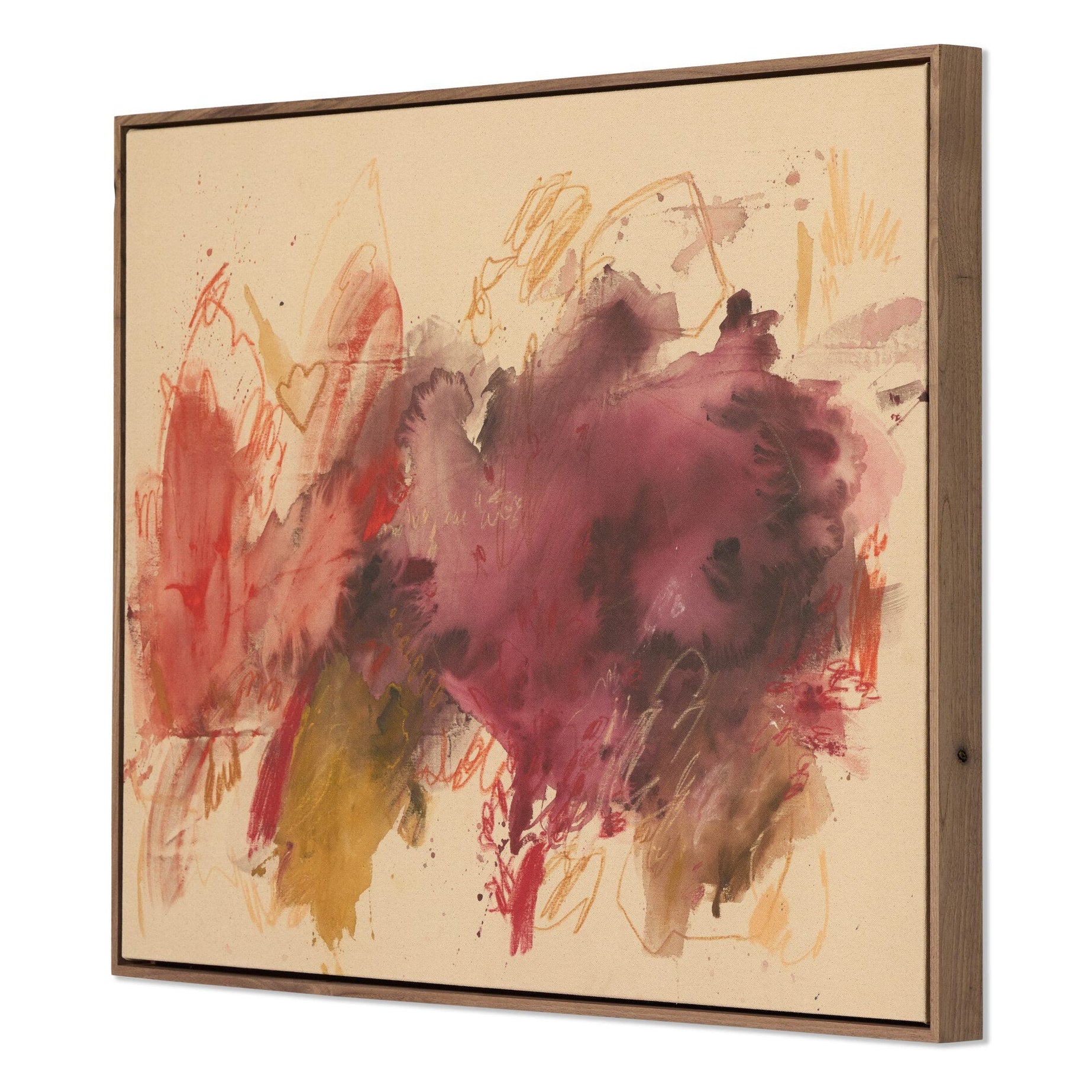 Four Hands x Katherine Hunsaker Silent Vibrations Framed Art - styled view 2