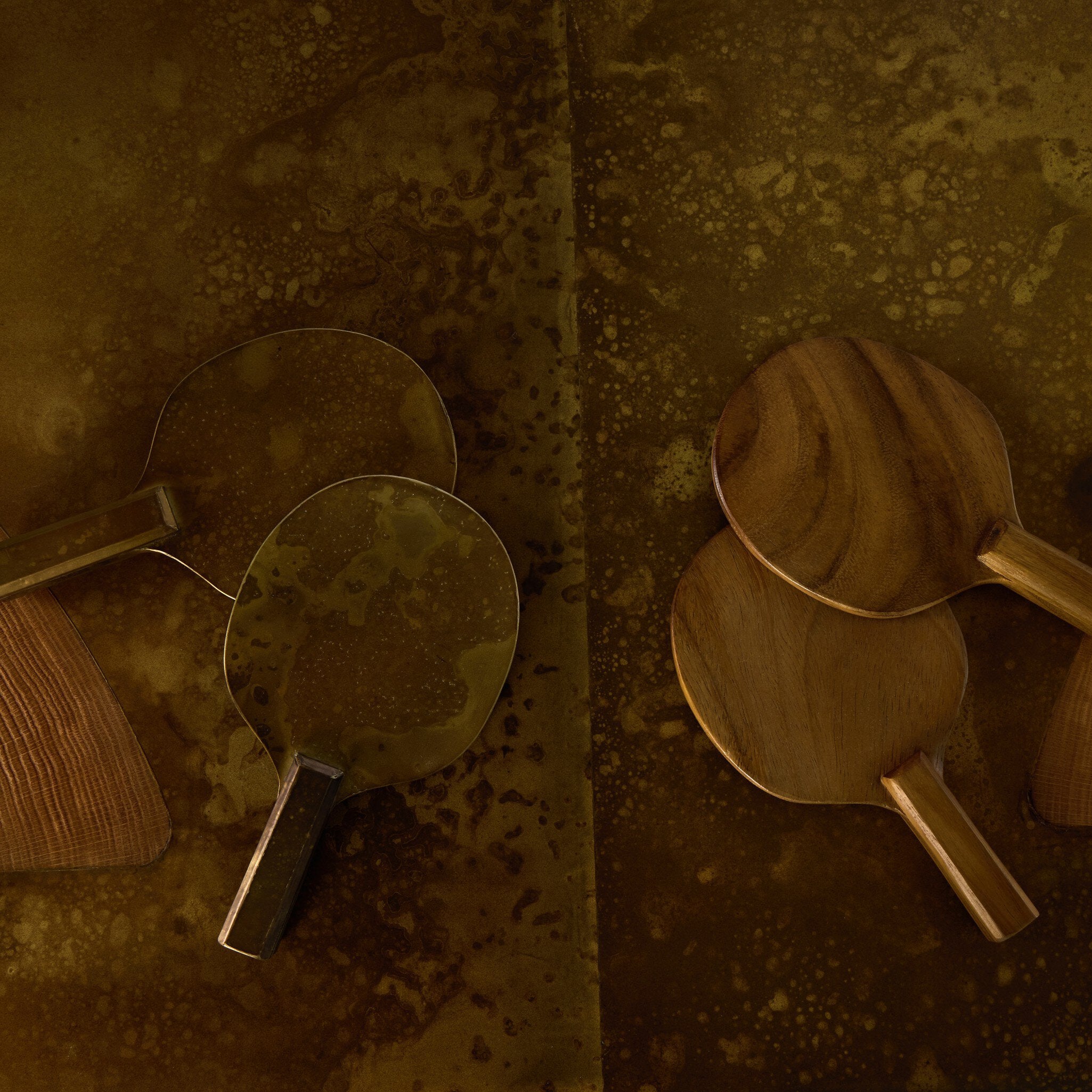 Four Hands Vella Smoked Oak Ping Pong Table - detail 6