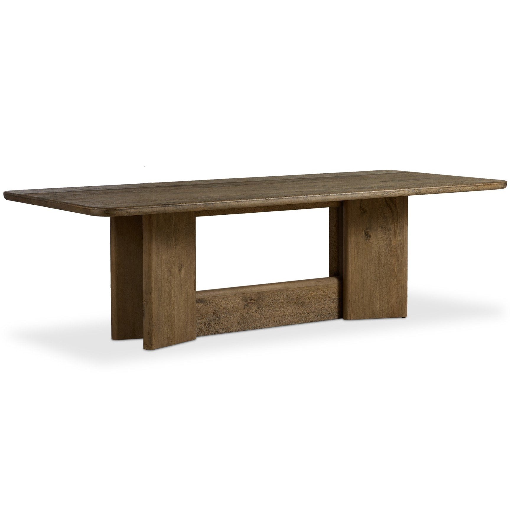 Four Hands Nadine Toasted Oak Dining Table - styled view