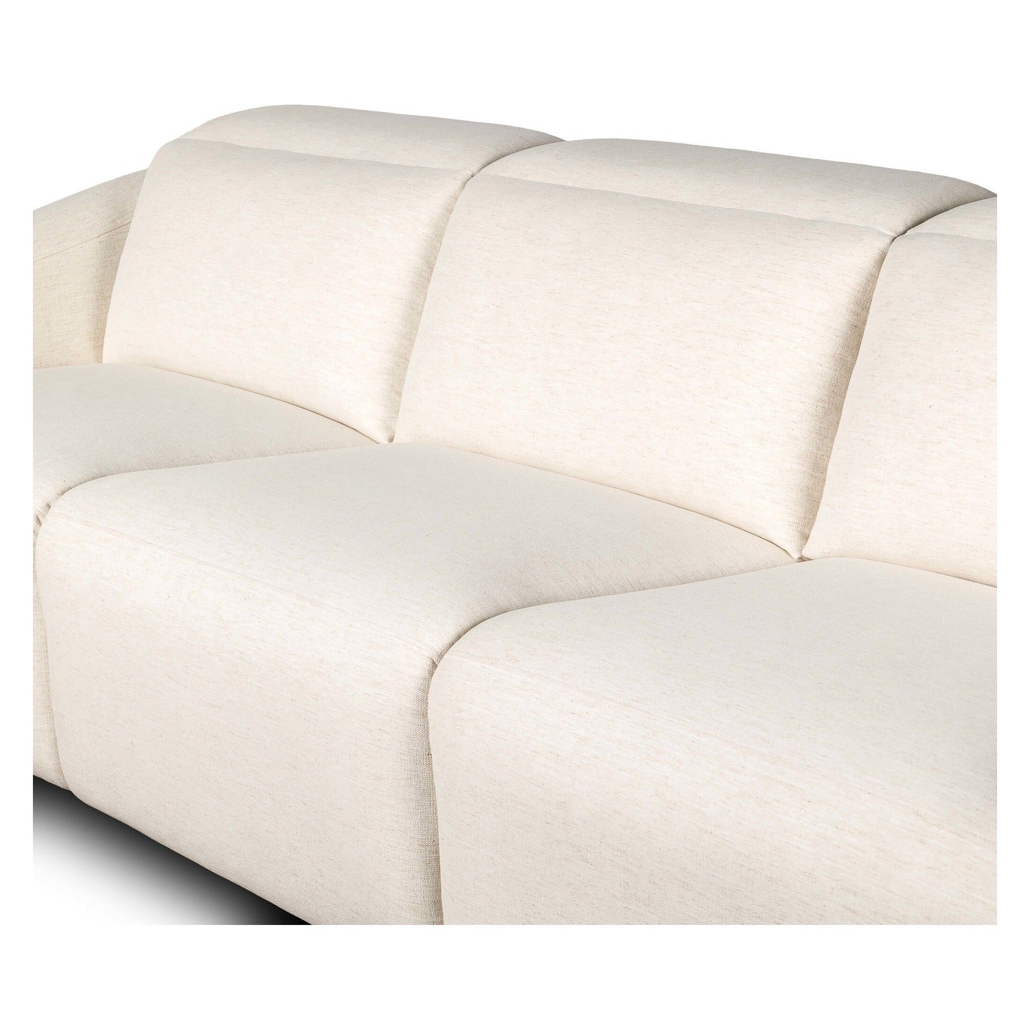 Four Hands Alondra Crypton Nomad Snow Power Recliner 3-Piece Sectional Sofa