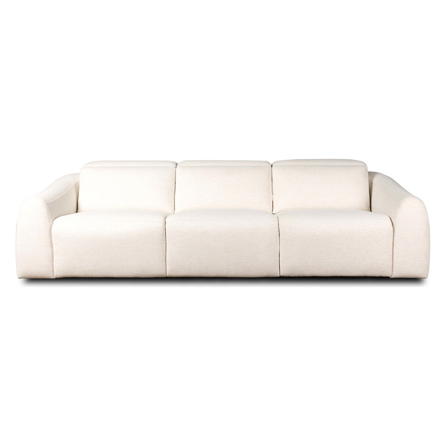 Four Hands Alondra Crypton Nomad Snow Power Recliner 3-Piece Sectional Sofa