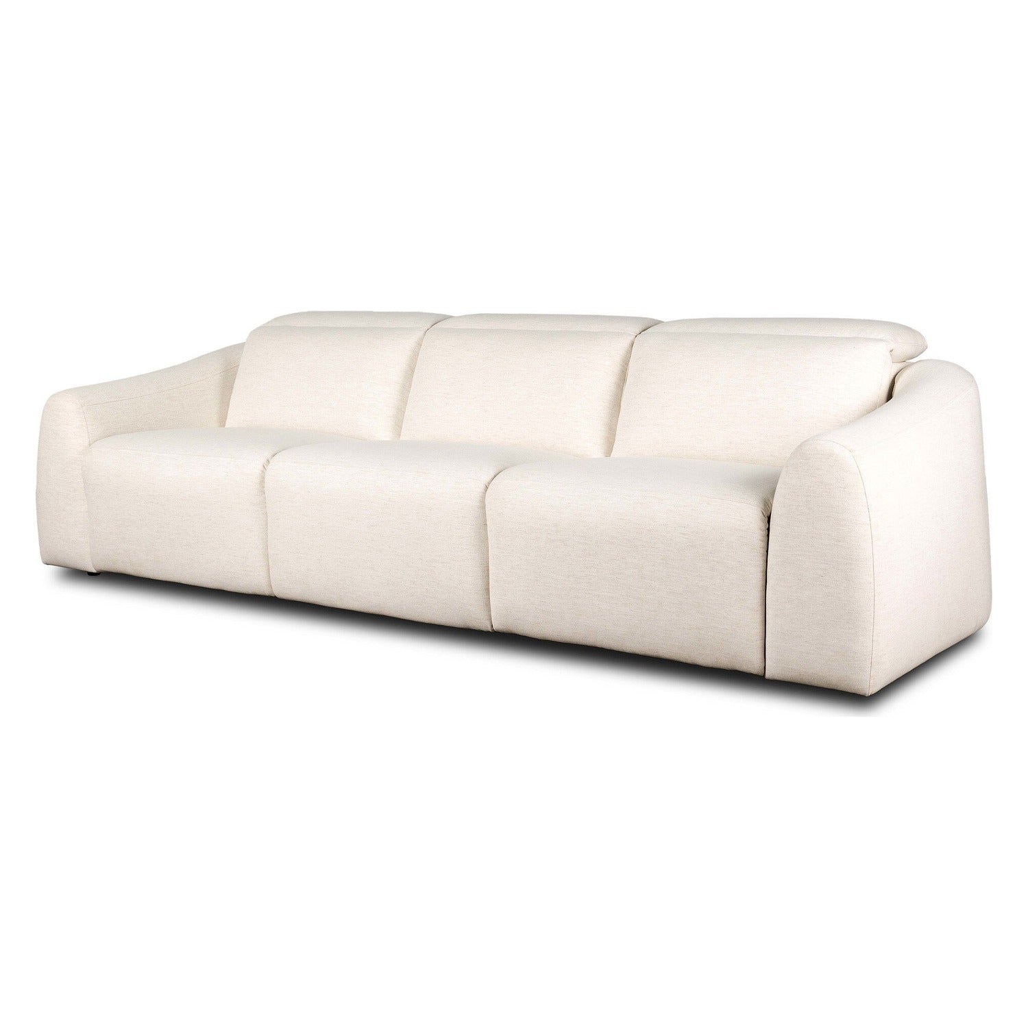 Four Hands Alondra Crypton Nomad Snow Power Recliner 3-Piece Sectional Sofa