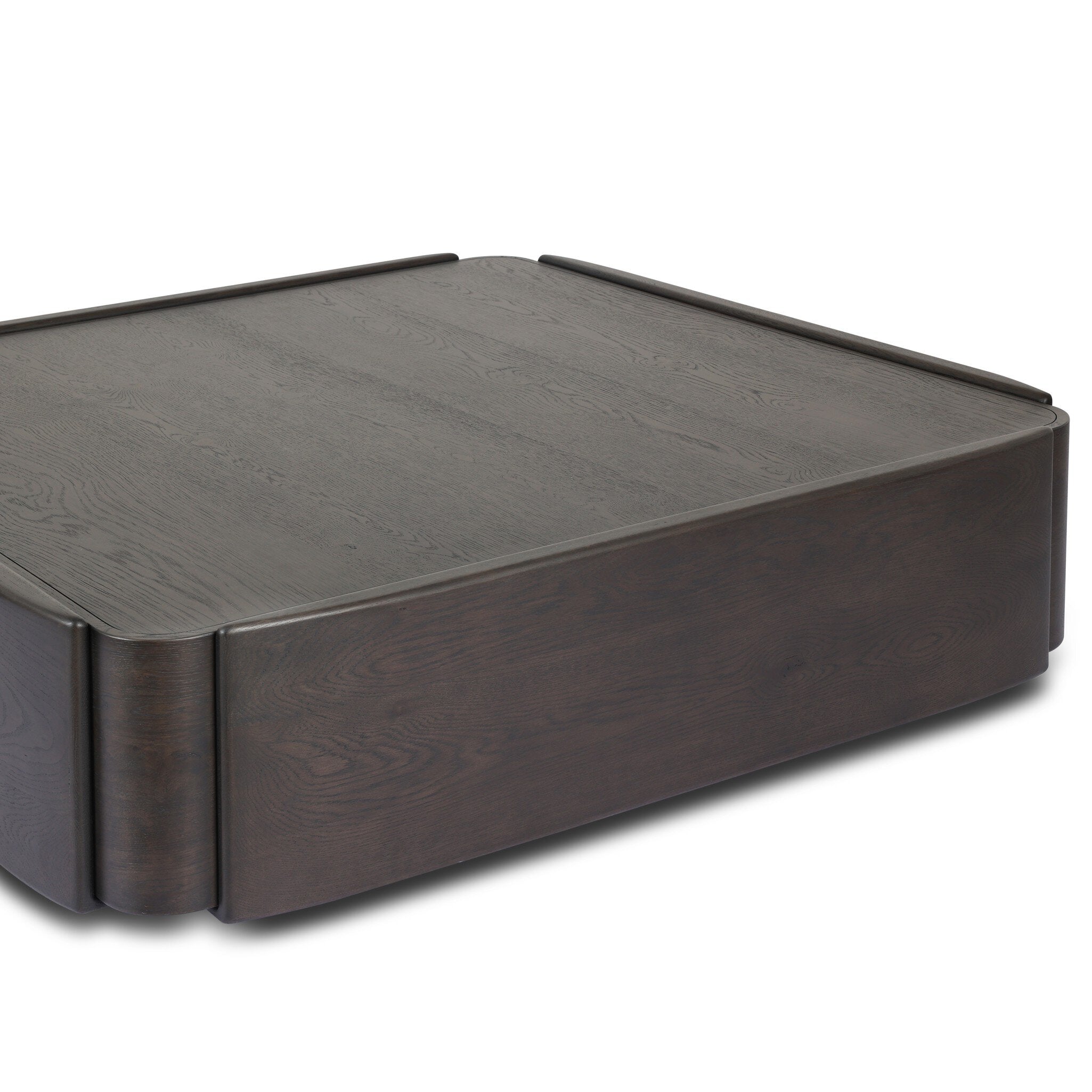 Four Hands Floyd Smoked Black Oak Coffee Table - detail 1