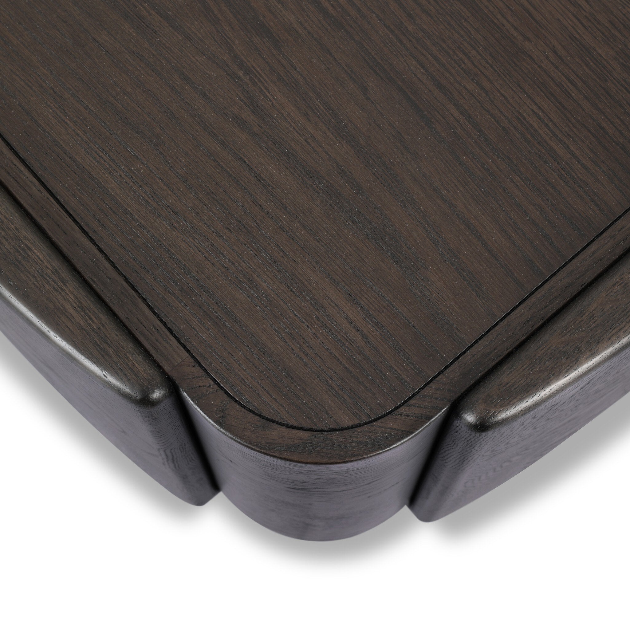 Four Hands Floyd Smoked Black Oak Coffee Table - detail 6