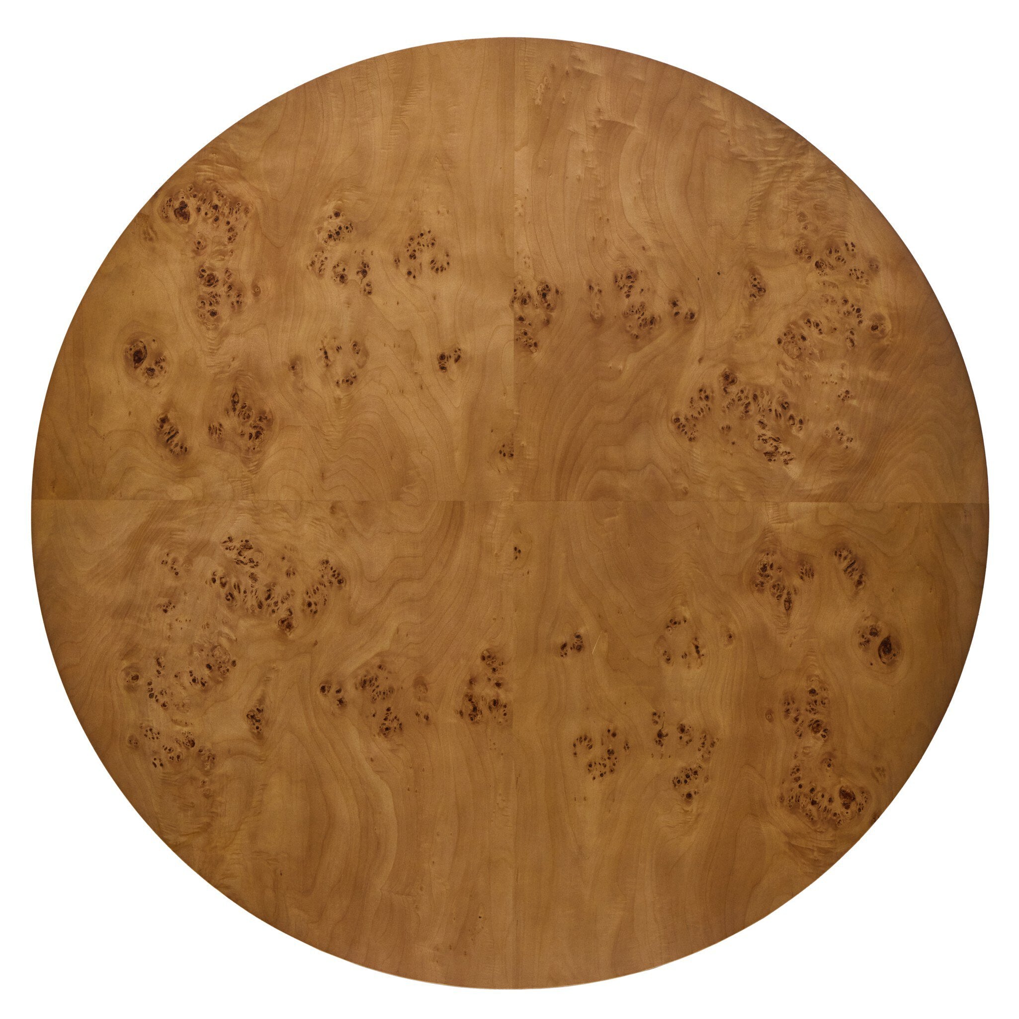 Four Hands Caya Caramel Burl Large Coffee Table top-down view