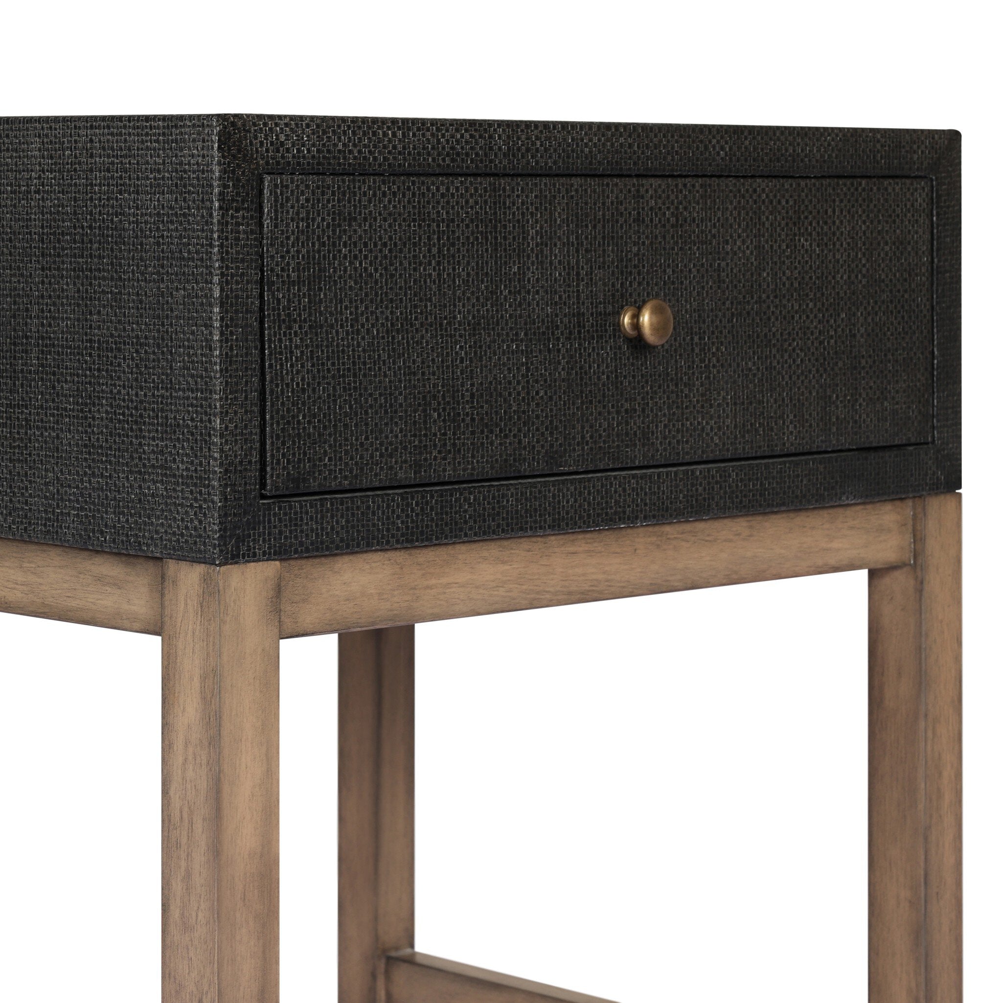 Four Hands Fiona Russet Mahogany Small Nightstand finish close-up