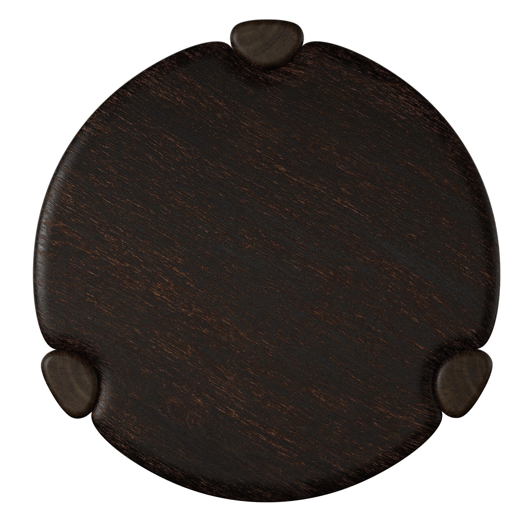 Four Hands Toman Ebony Rustic Oak Coffee Table top-down view
