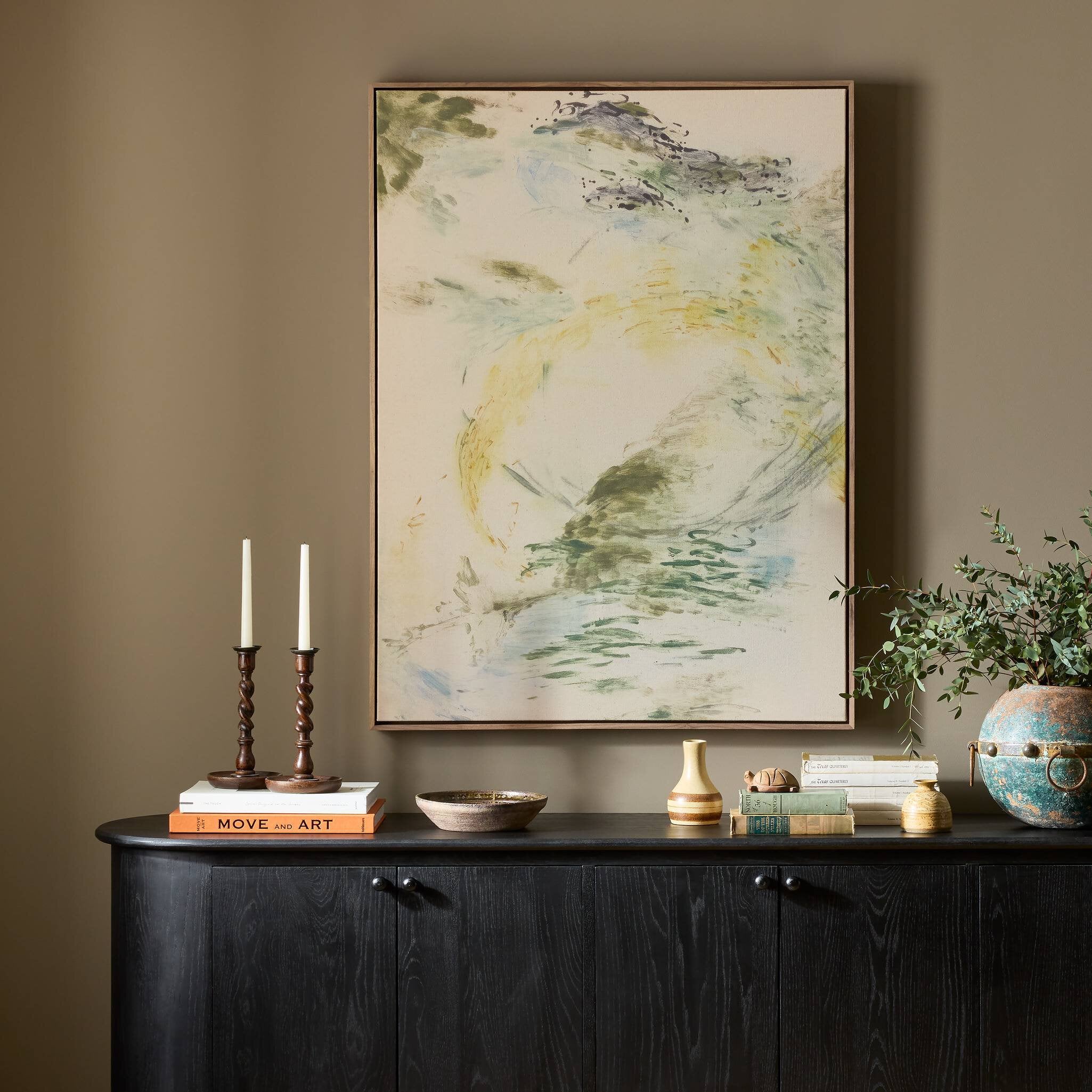 Four Hands x Misa Gott Imagine Staying In This Spot Framed Art styled room setting