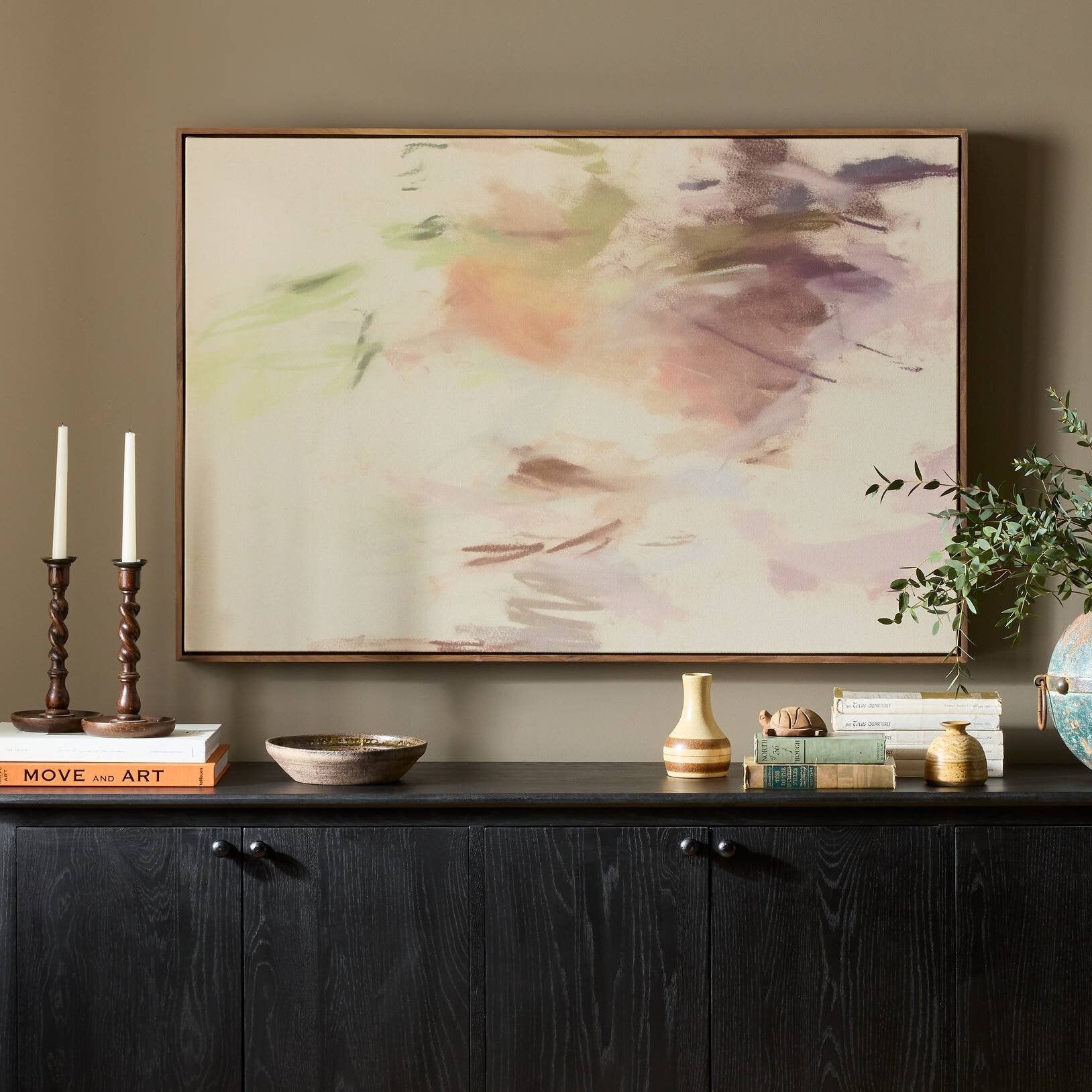 Four Hands x Misa Gott Dusk Meets Water Framed Art styled room setting