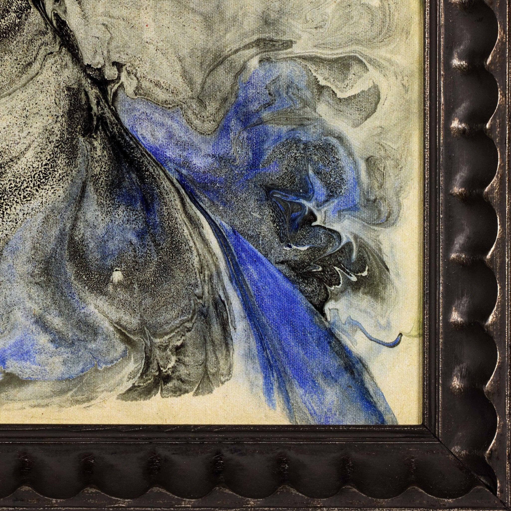 Four Hands x Valerie Suter Marble 06 Framed Art — close-up of the surface