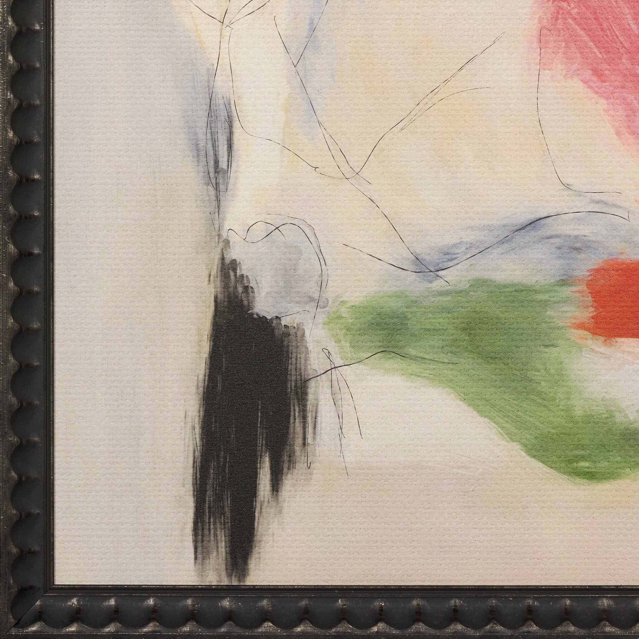 Four Hands x Roseanne Kenny Landscape In Motion 01 Framed Art — construction detail