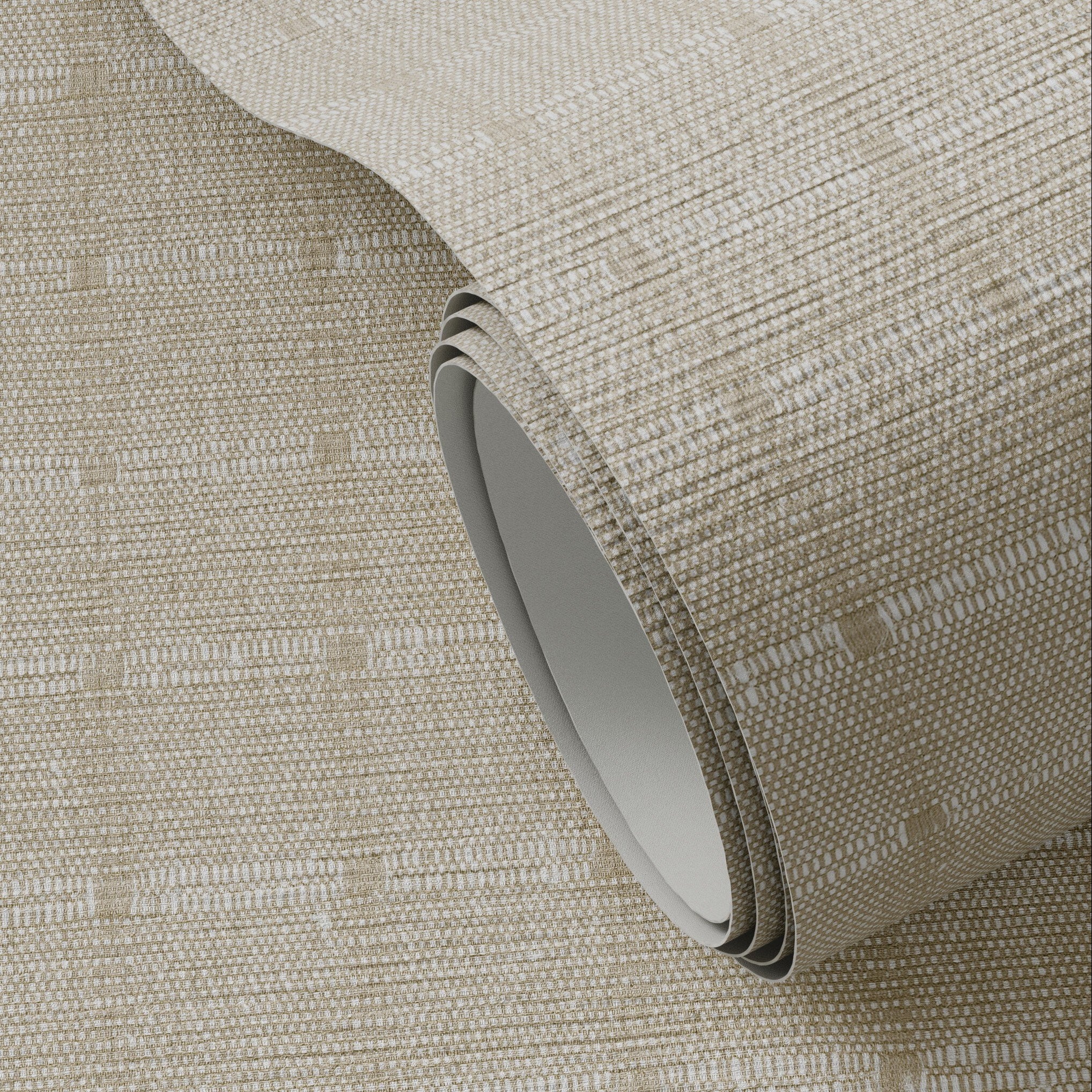 FH Art Studio Dobby Straw Grasscloth Wallpaper — Dobby - Straw