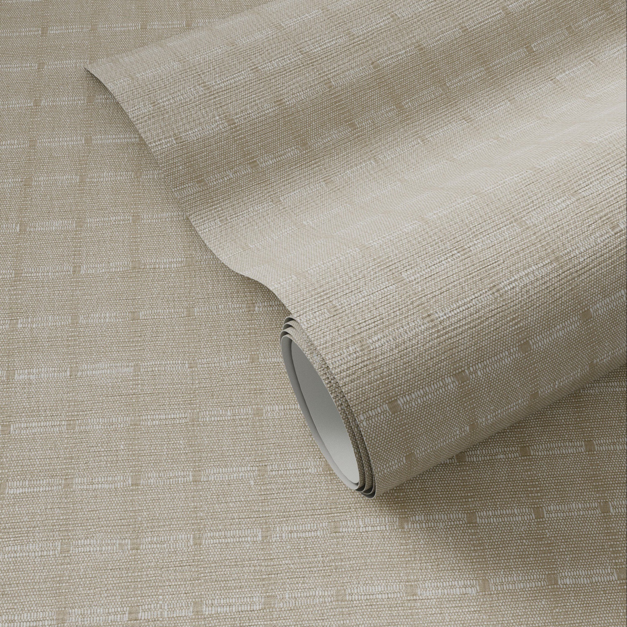 FH Art Studio Dobby Straw Grasscloth Wallpaper full product view