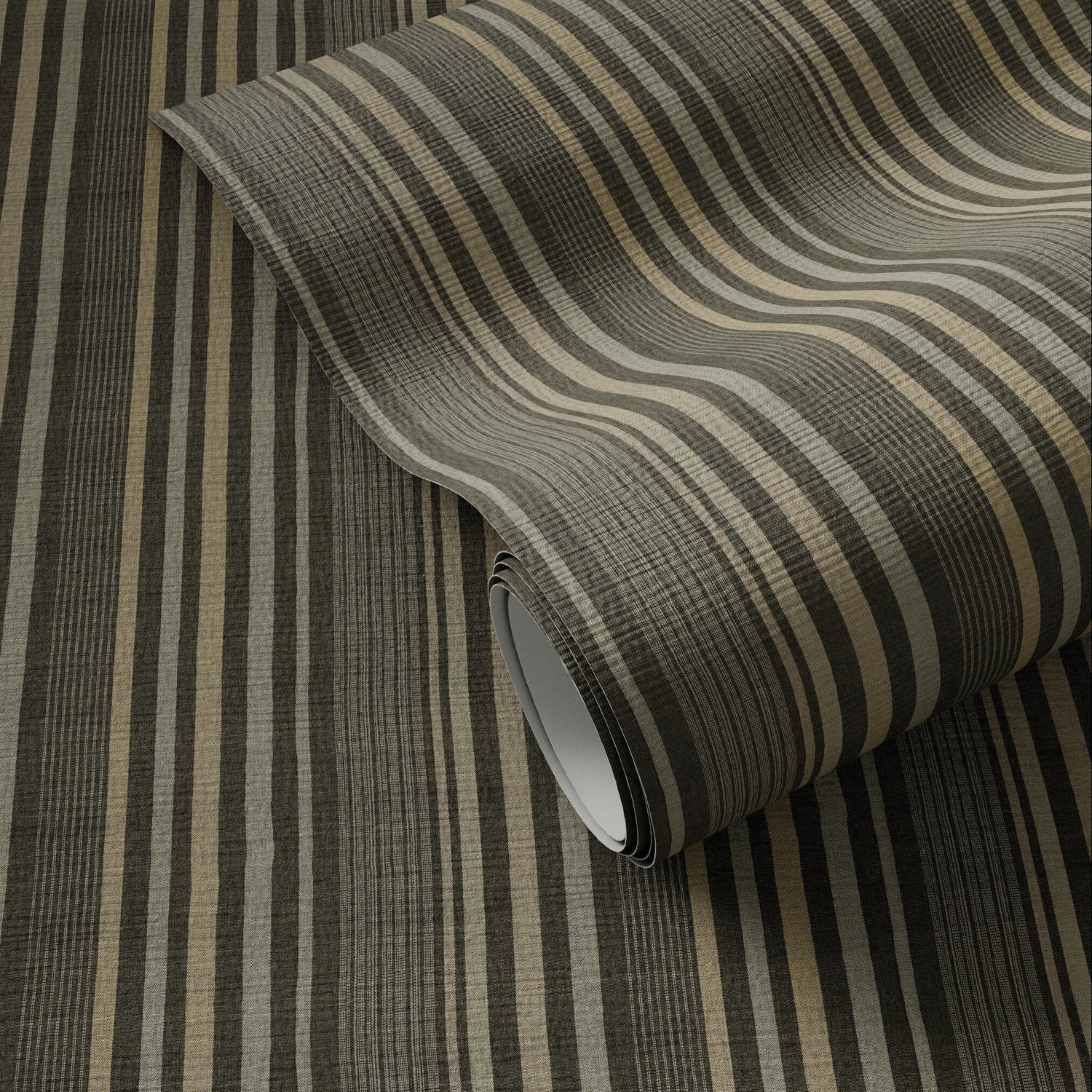 FH Art Studio Stripe Grasscloth Dusk Grasscloth Wallpaper full product view