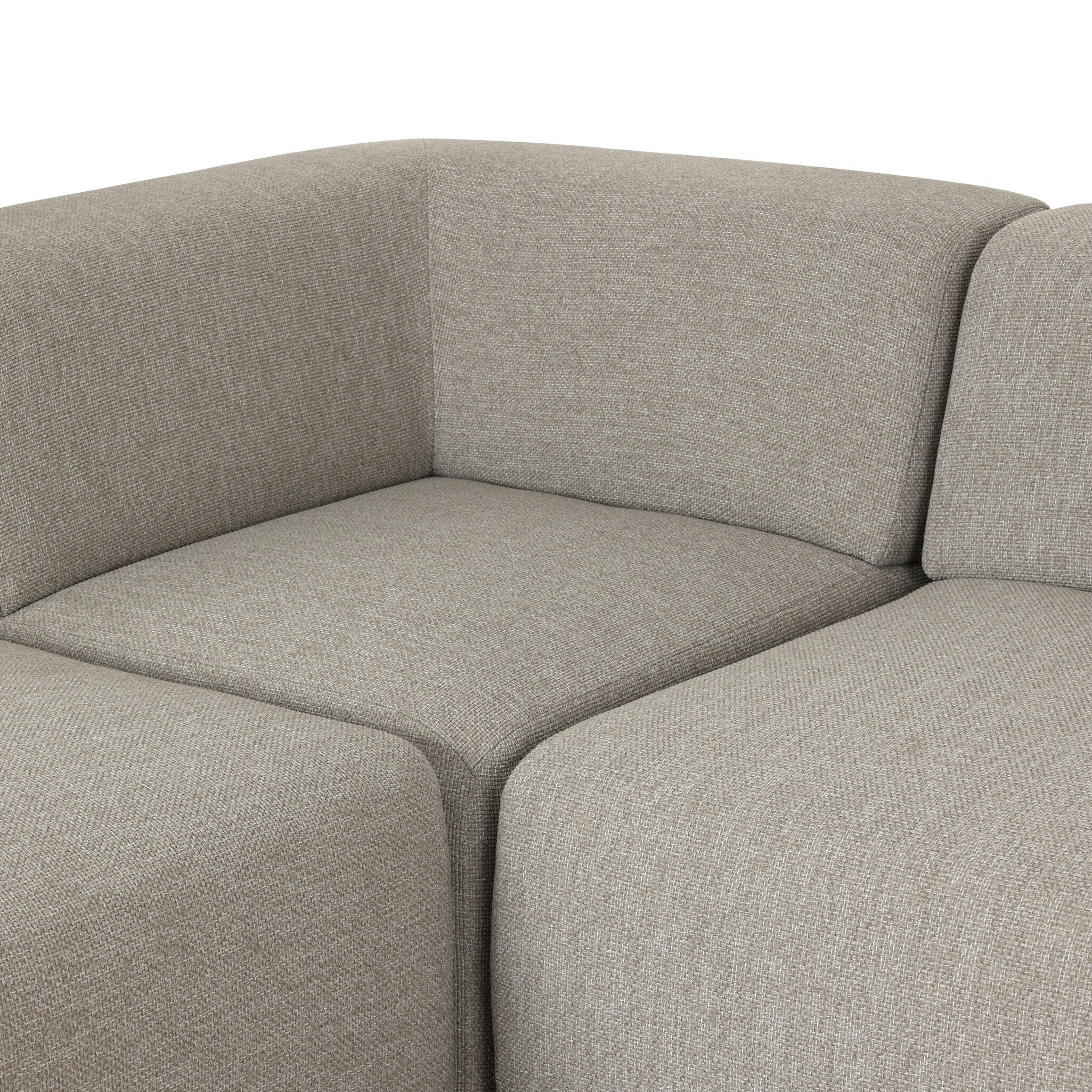 Four Hands Evander Ramiro Ecru 5 Piece Outdoor Sectional Sofa - detail view 4