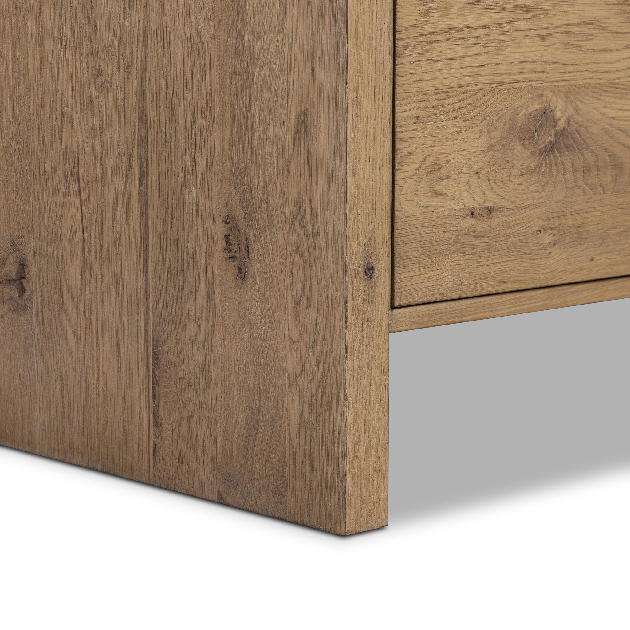 Four Hands Noah Aged Smoked Oak Resawn Rotating Desk - detail view 4