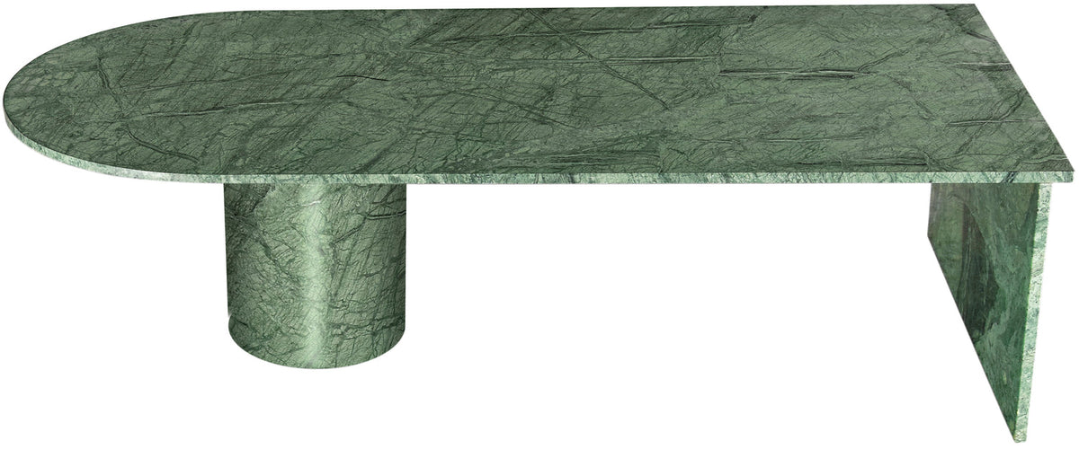 Salerno Green Genuine Marble Coffee Table