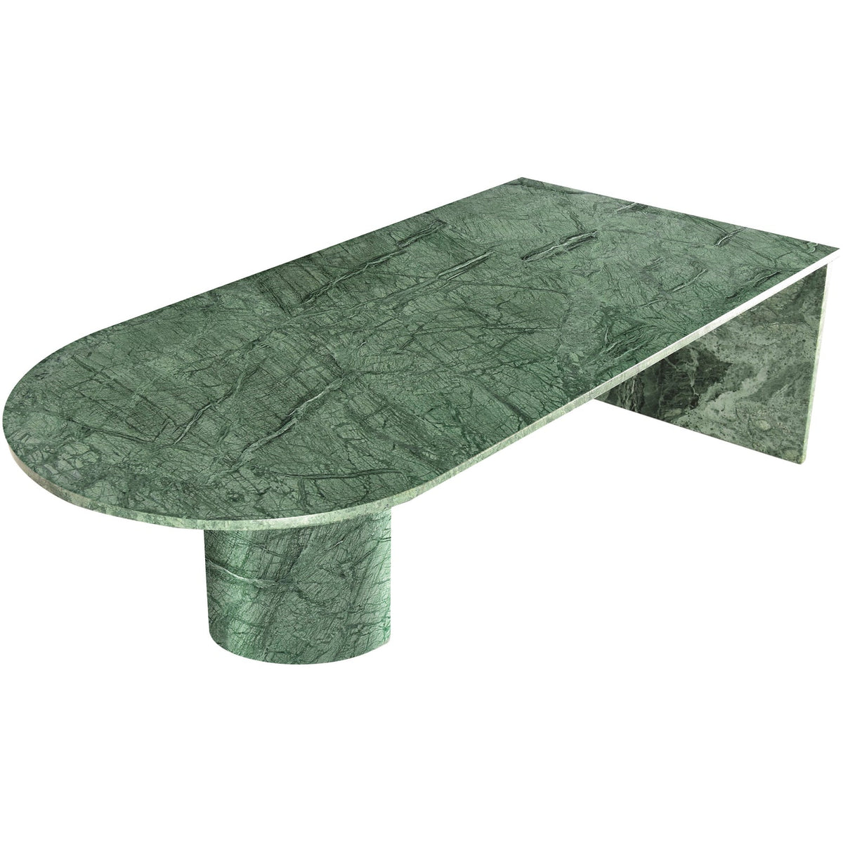 Salerno Green Genuine Marble Coffee Table