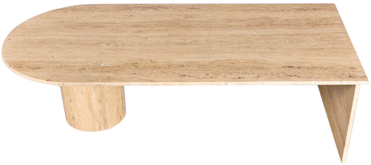 Salerno Natural Travertine Coffee Table