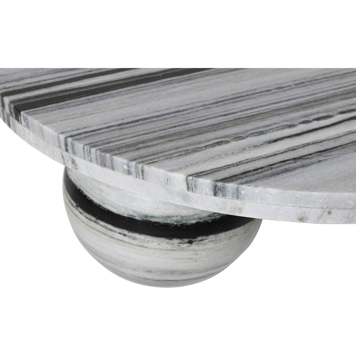 Spherical Panda Genuine Marble Coffee Table (4 Boxes)