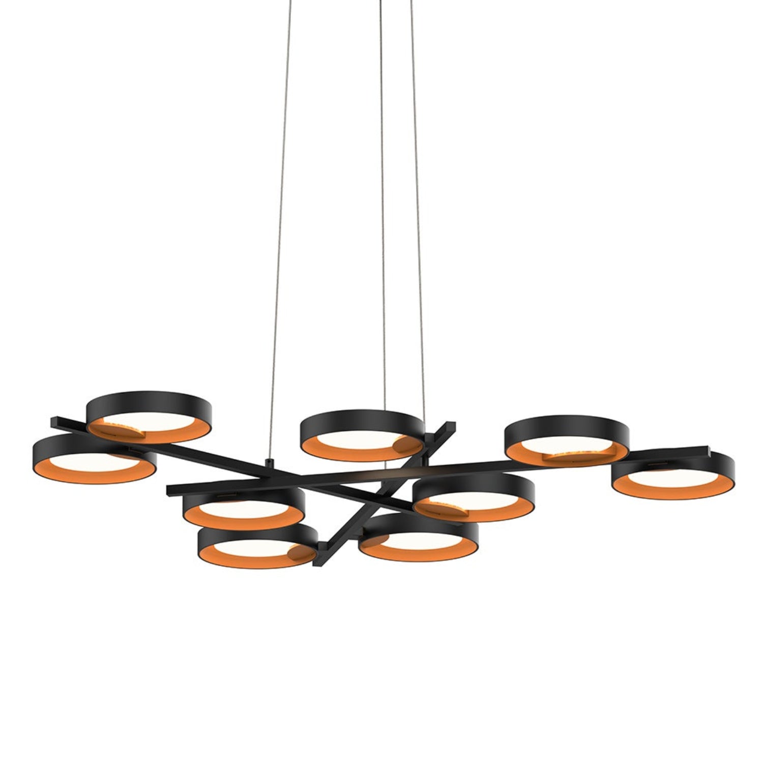 Sonneman Light Guide Ring Satin Black 2656.25A Pendant