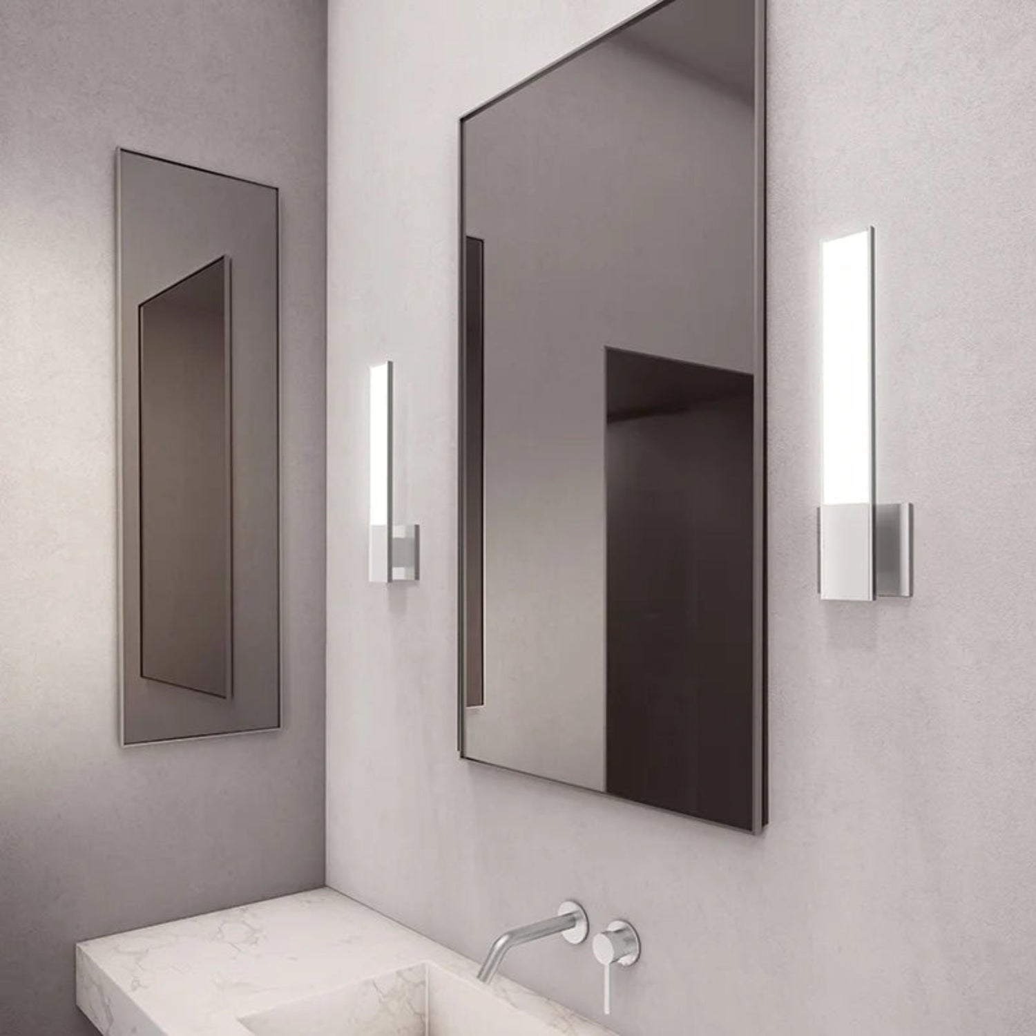 Sonneman Planes Bright Satin Aluminum 2680.16 Wall Sconce