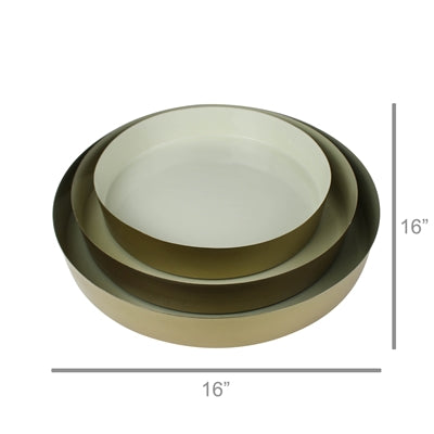 Enamel Tray Set of 3