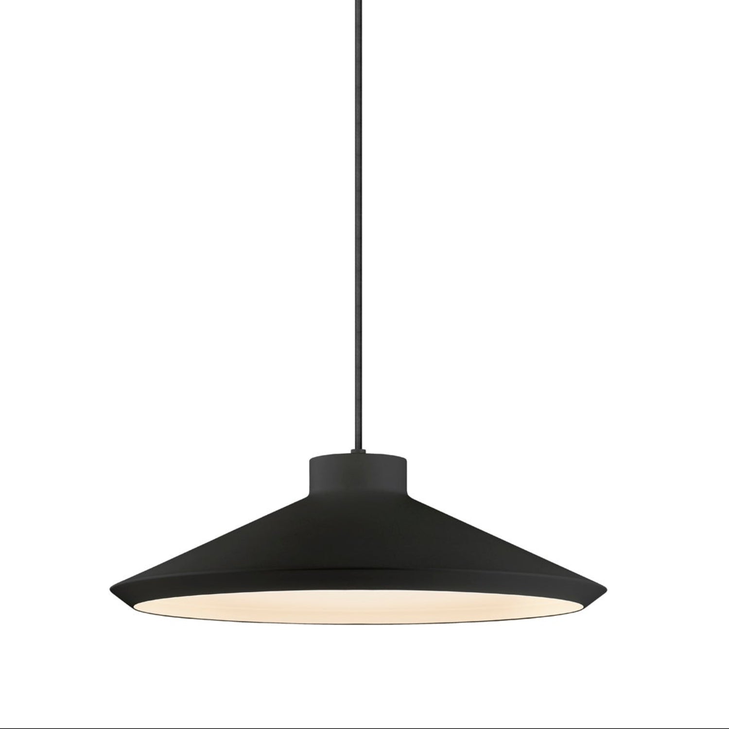 Sonneman Koma Satin Black 2754.25-E Pendant
