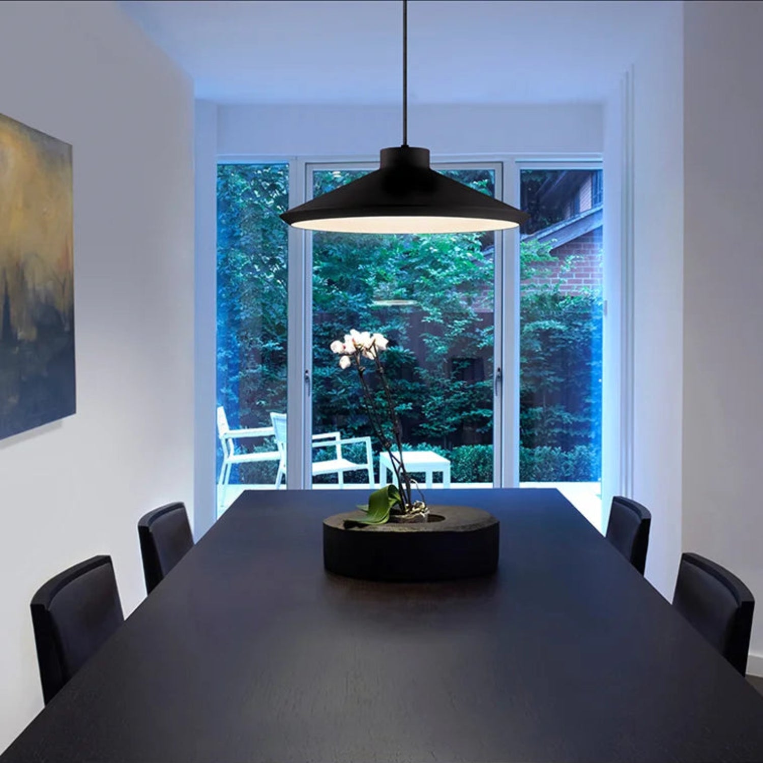 Sonneman Koma Satin Black 2754.25-G Pendant