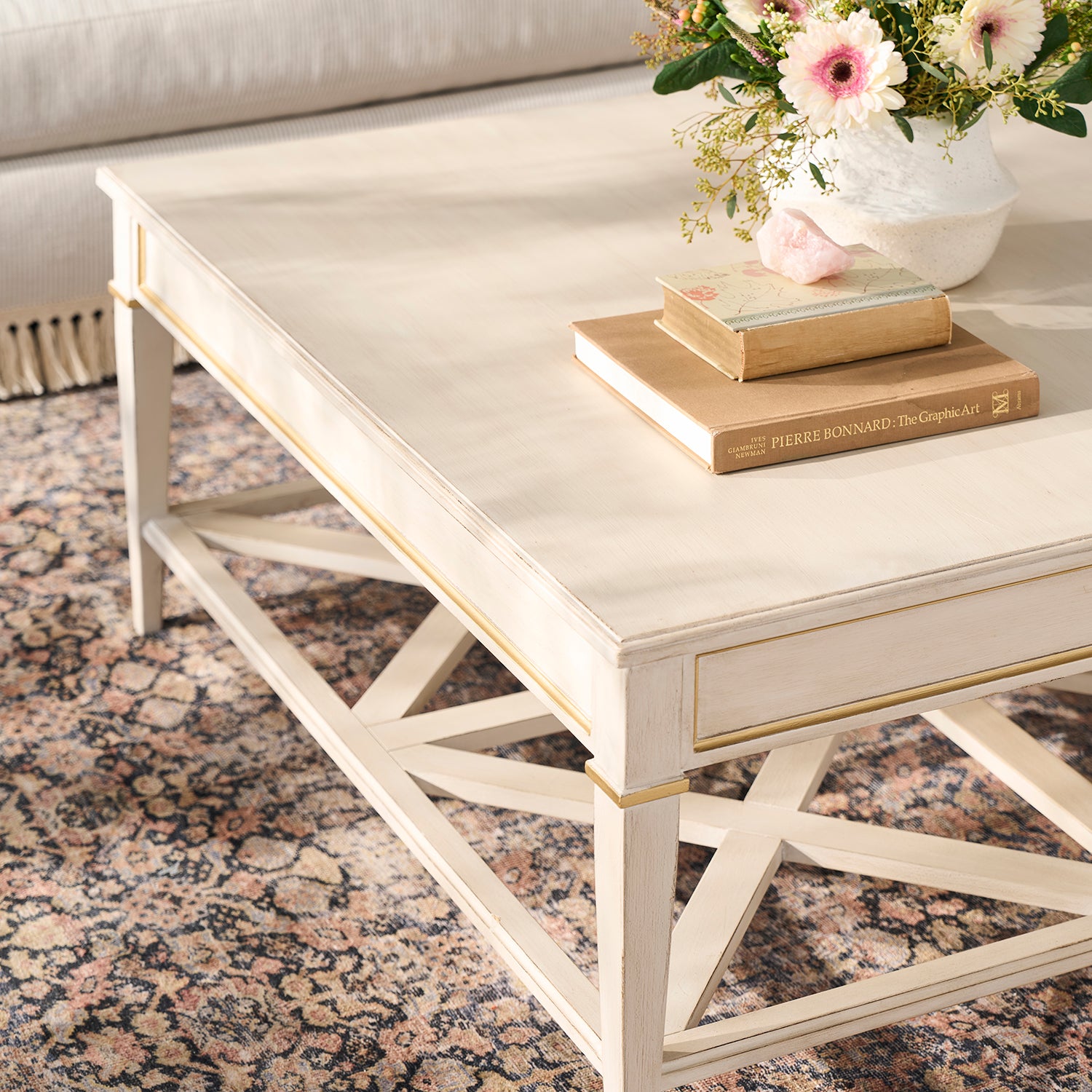 Fairfield Chair Matteo Linea Champagne Mist Square One Drawer Cocktail Table