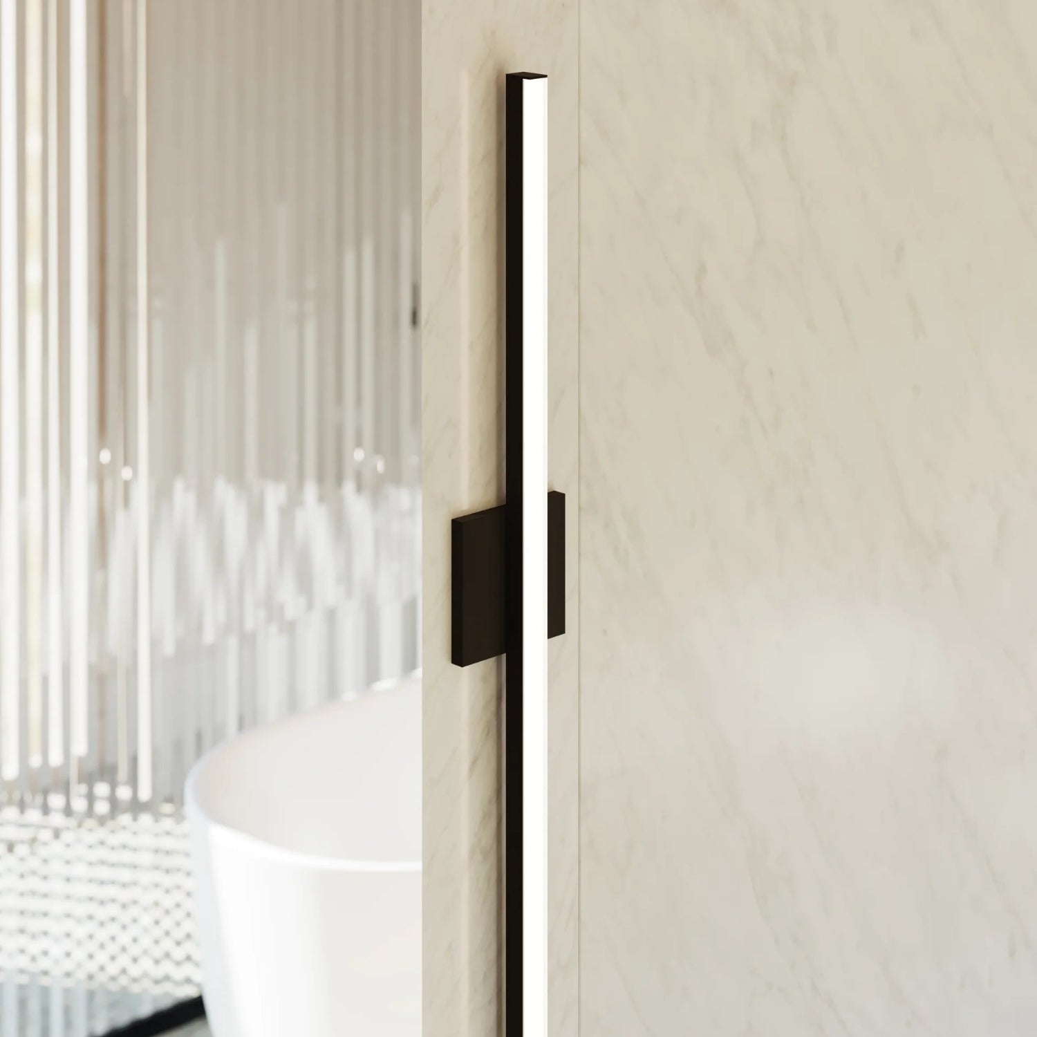 Sonneman Stix Satin Black 2771.25 Bath And Vanity Light