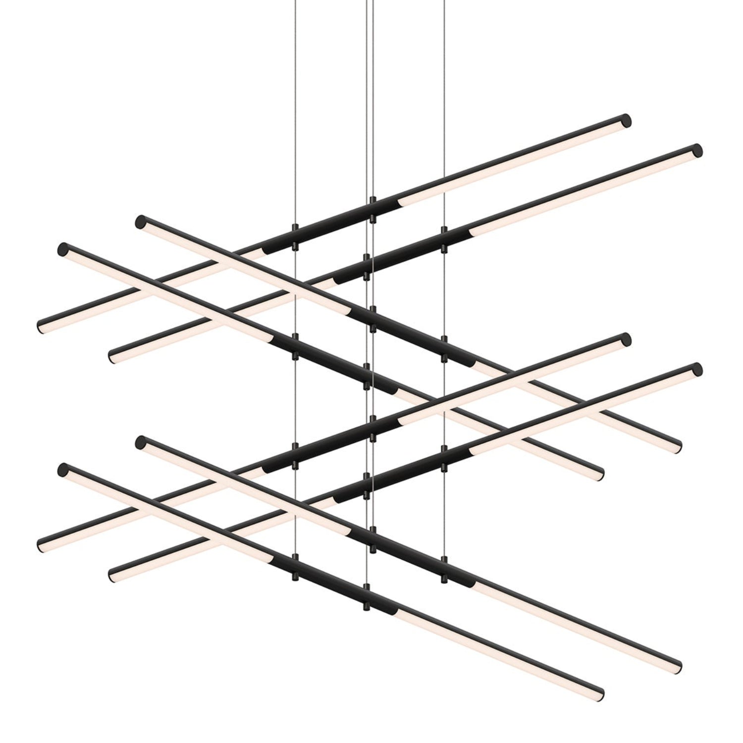 Sonneman Tik-Tak Satin Black 2804.25 Pendant
