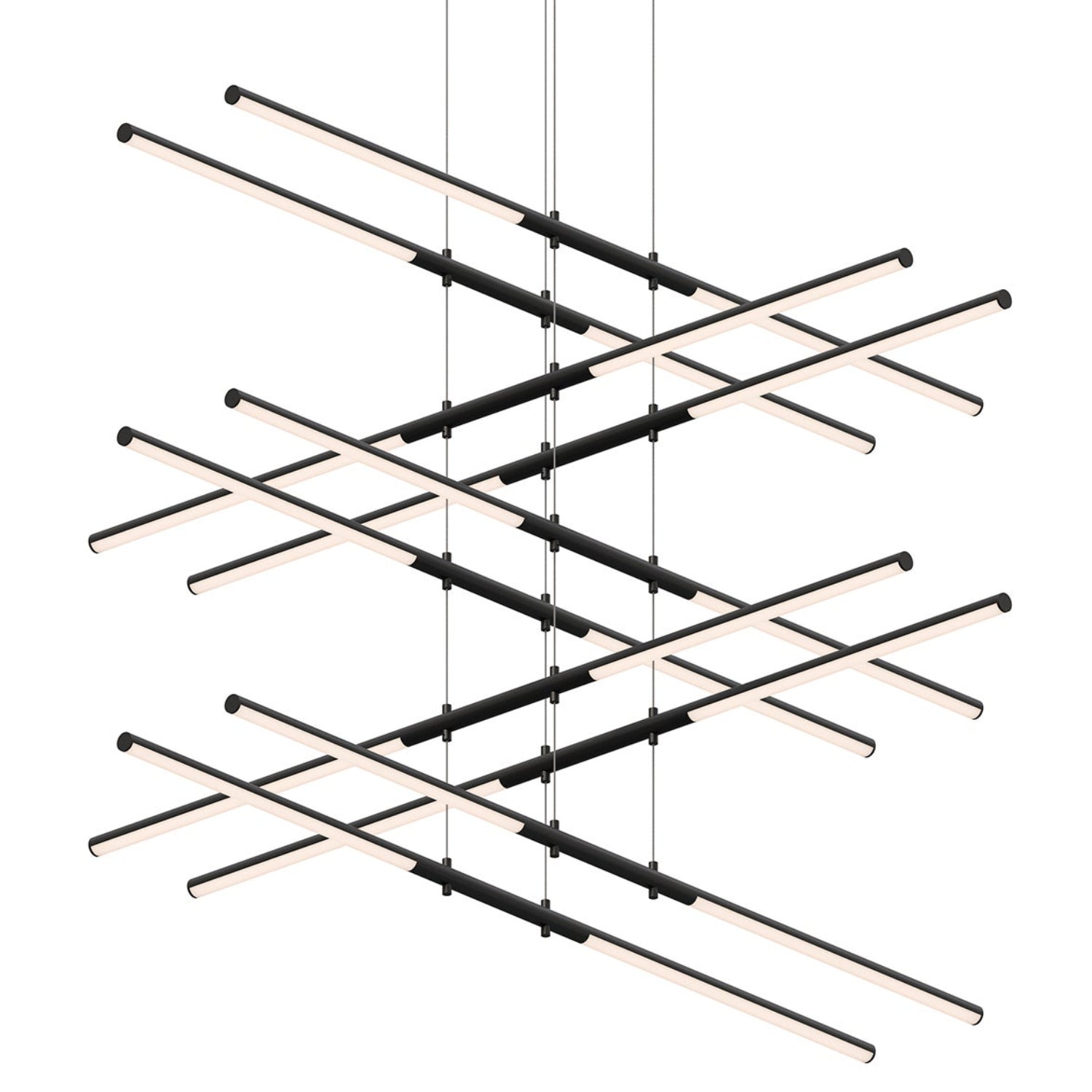 Sonneman Tik-Tak Satin Black 2805.25 Pendant