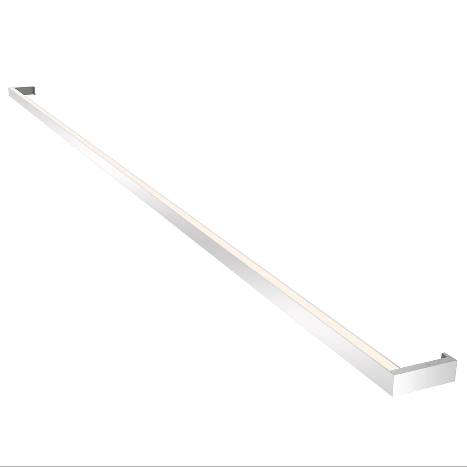 Sonneman Thin-Line Bright Satin Aluminum 2810.16-8 Wall Sconce