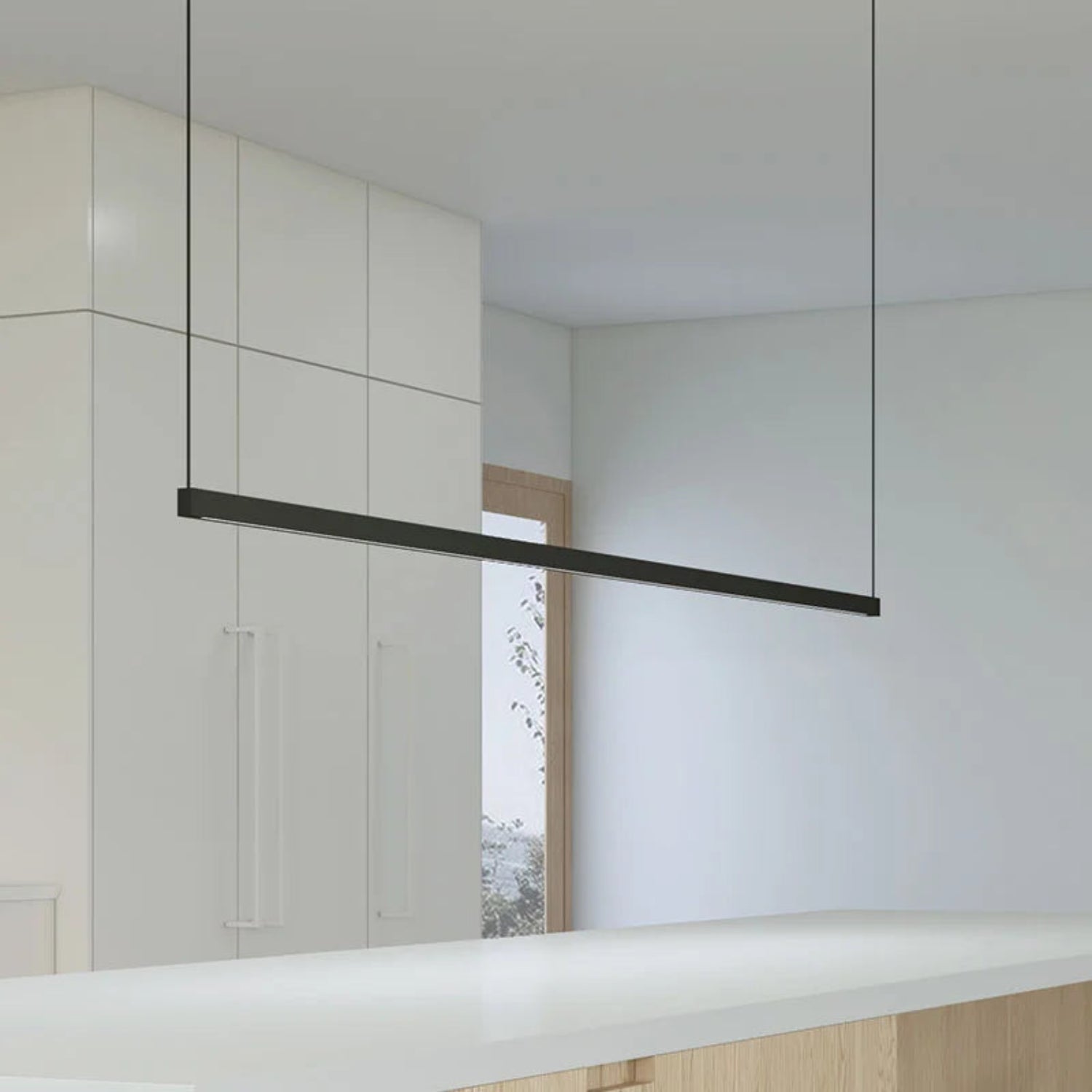 Sonneman Thin-Line Satin Black 2816.25-3 Pendant
